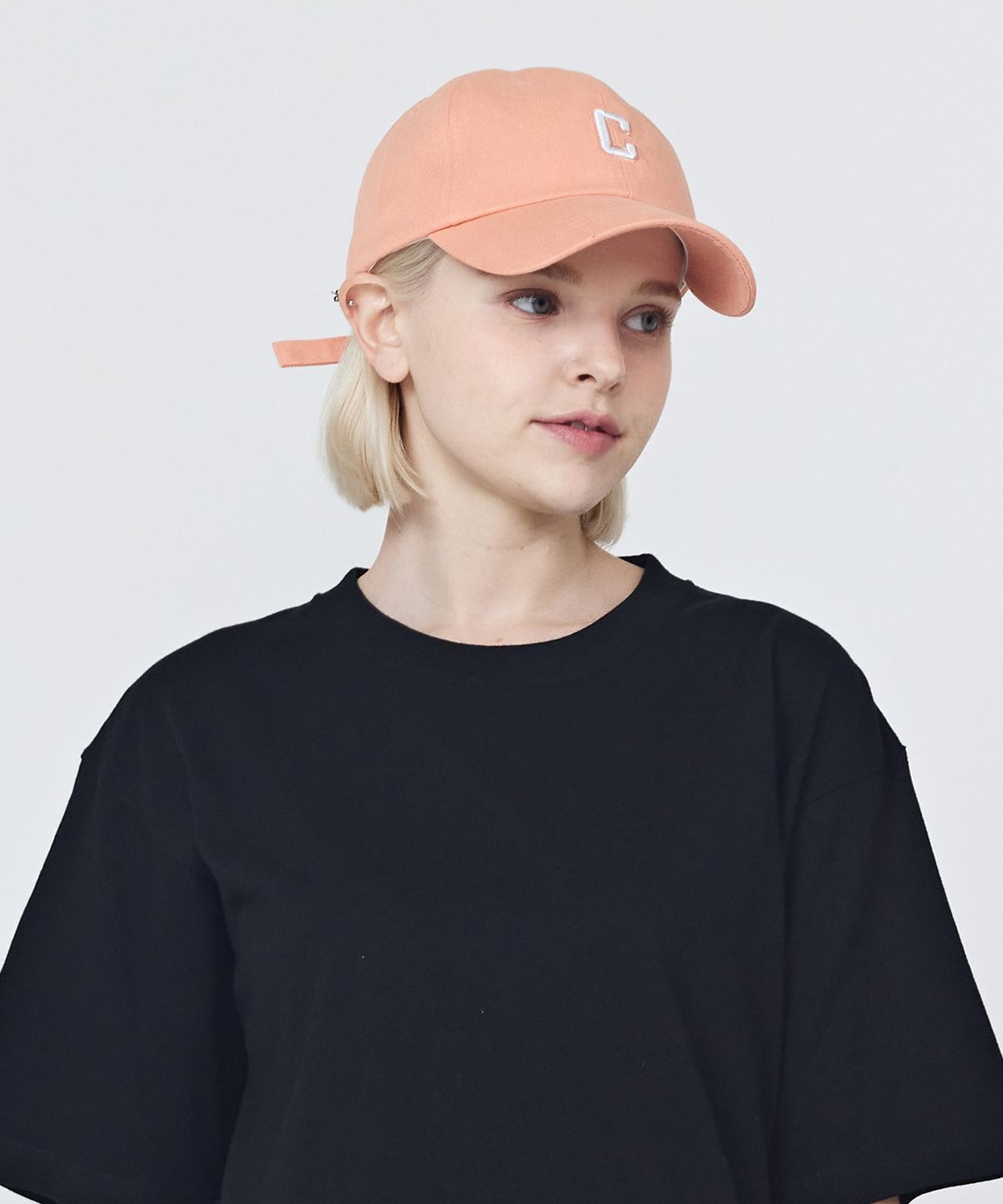 카고브로스 포 우먼(CARGOBROS FOR WOMAN) 시그니처 로고 볼캡 (오렌지)