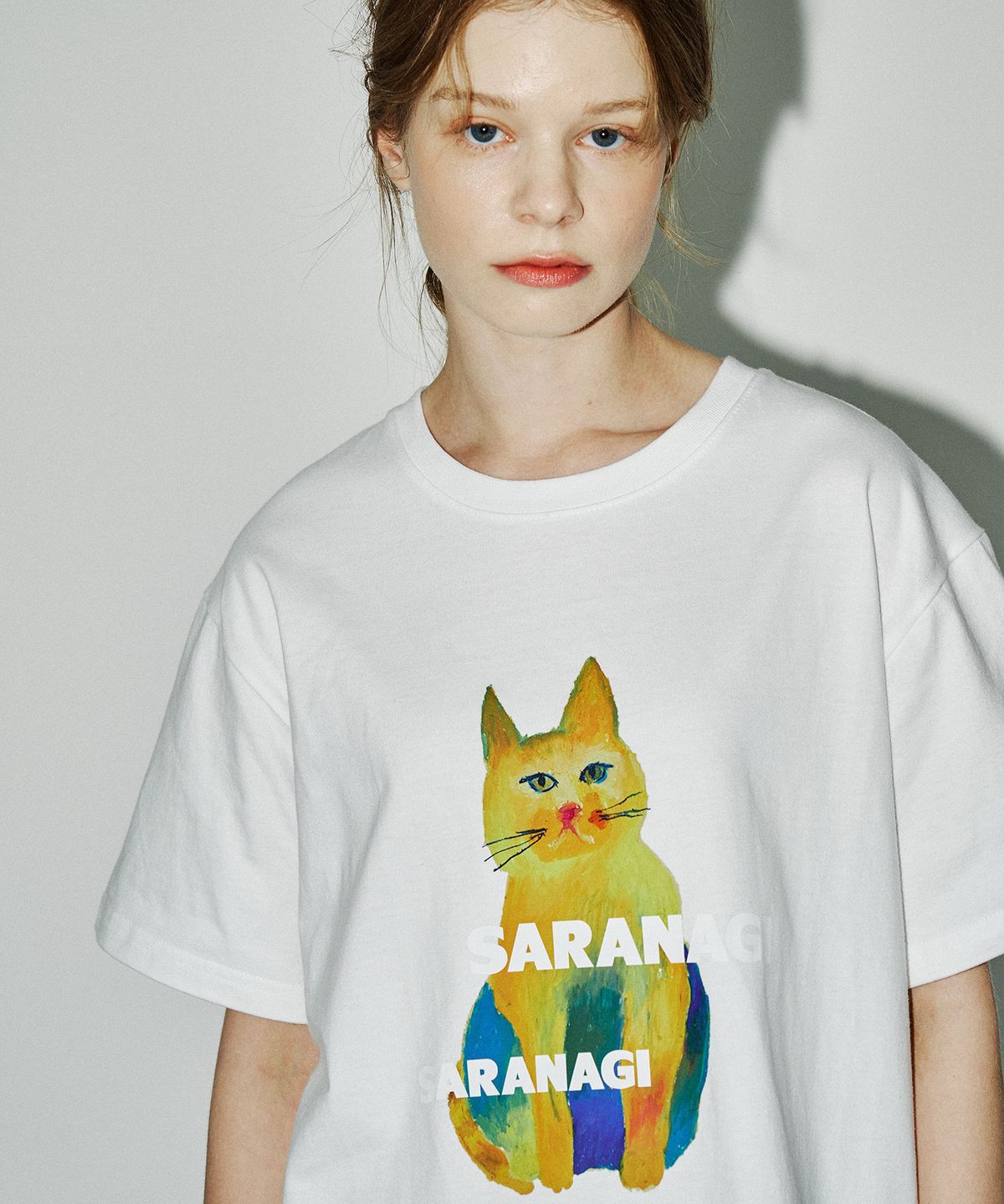 사라나기(SARANAGI) SE03-LEMON TSHIRT WHITE