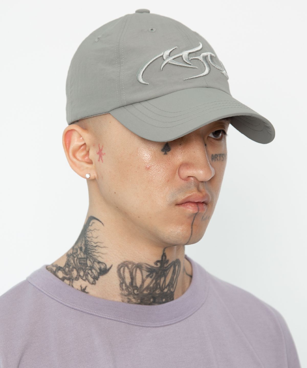 아조바이아조(AJOBYAJO) [PBA] Tribal AJO Nylon Cap [GREY]