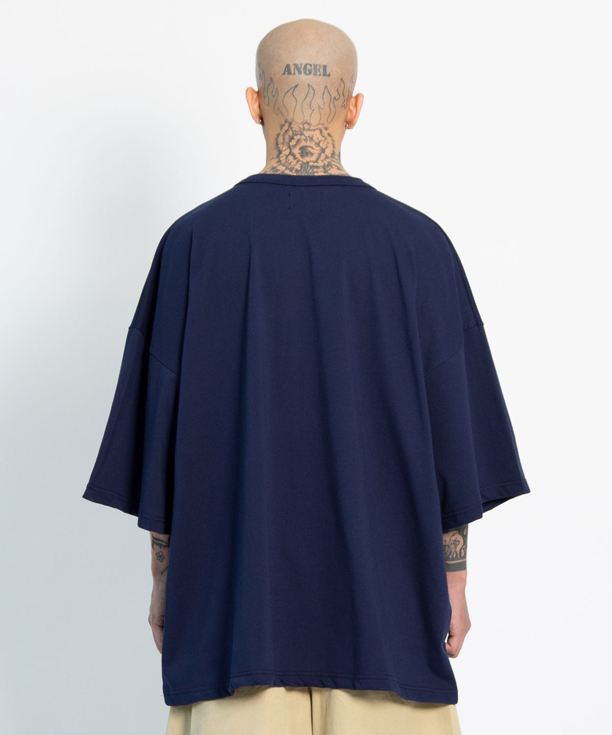 아조바이아조(AJOBYAJO) Total Logo T-Shirt [NAVY]