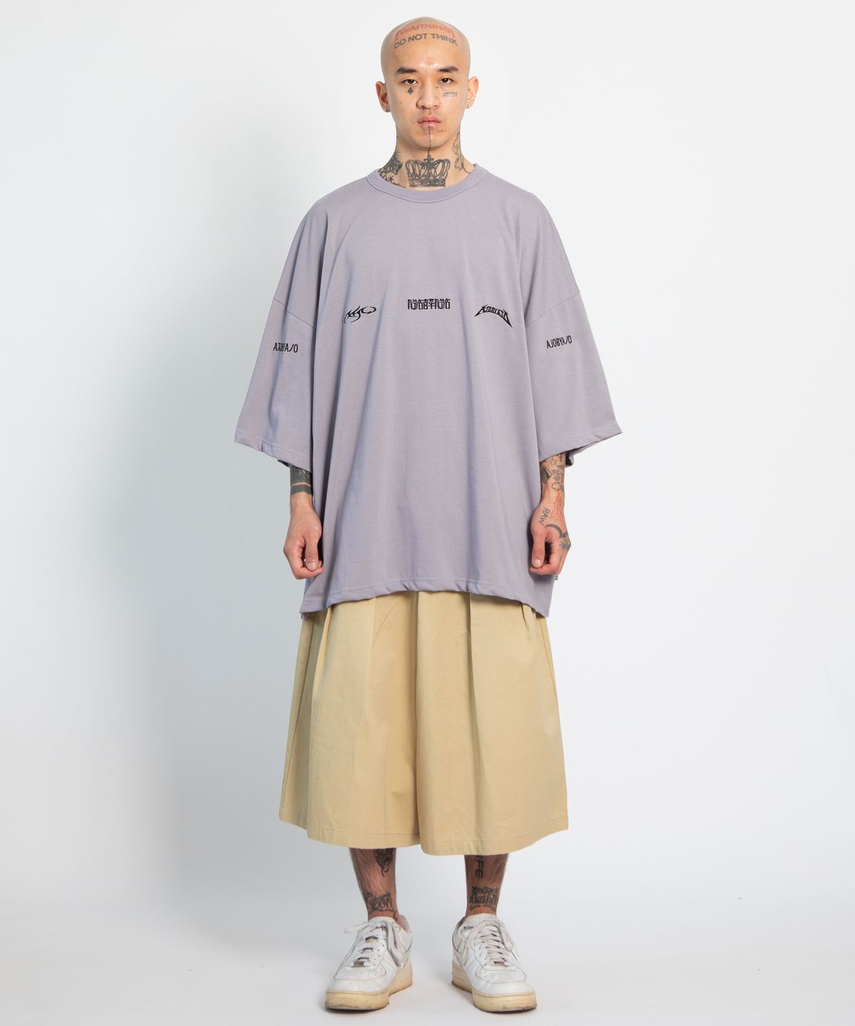 아조바이아조(AJOBYAJO) Total Logo T-Shirt [GREY]