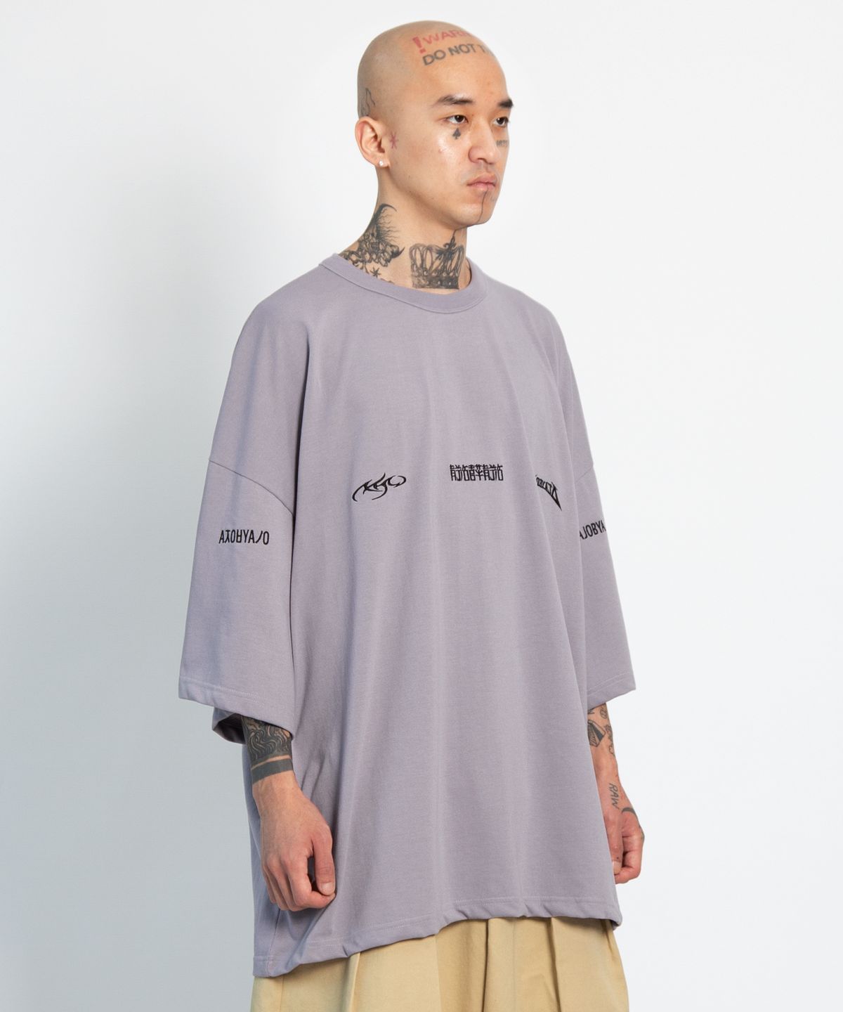 아조바이아조(AJOBYAJO) Total Logo T-Shirt [GREY]