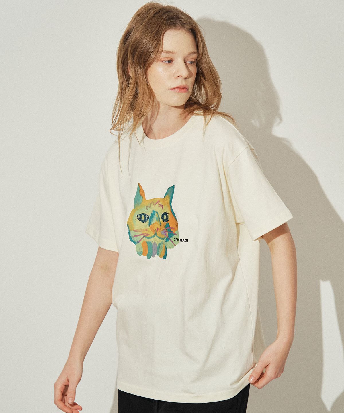 사라나기(SARANAGI) SE07-ROOM THRED TSHIRT CREAM