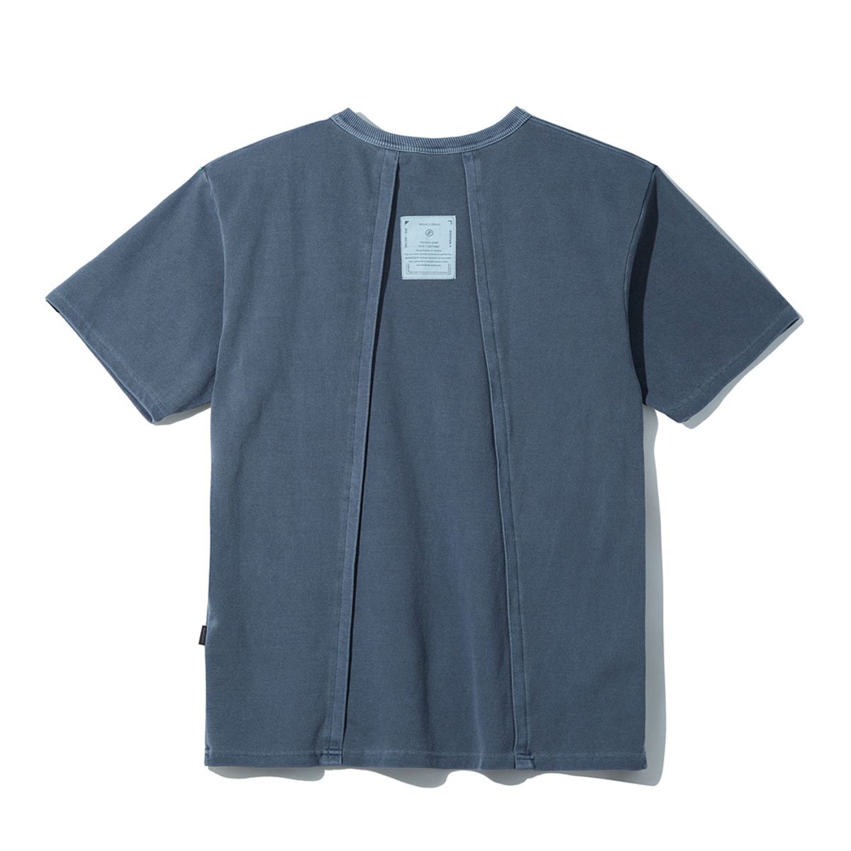 왕관(WANGGWAN) 피그먼트 포켓 BCT 오버핏 반팔 티셔츠 (Navy)