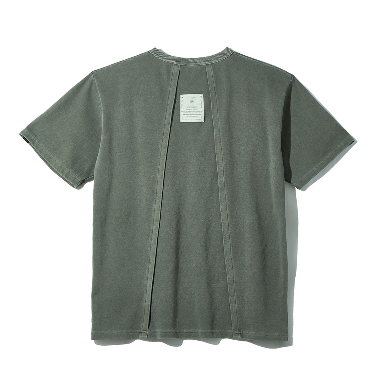 왕관(WANGGWAN) 피그먼트 포켓 BCT 오버핏 반팔 티셔츠 (Khaki)