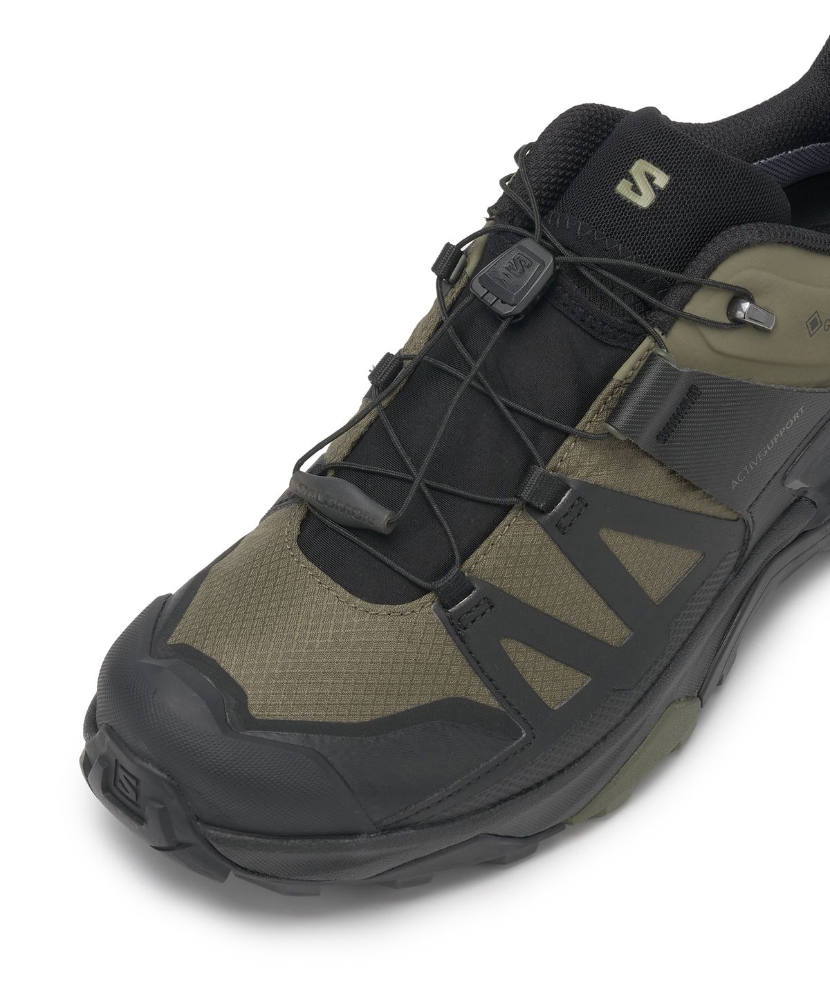 살로몬(SALOMON) X 울트라 4 GTX - 딥 리첸 그린:블랙:올리브 나이트 / L41385300