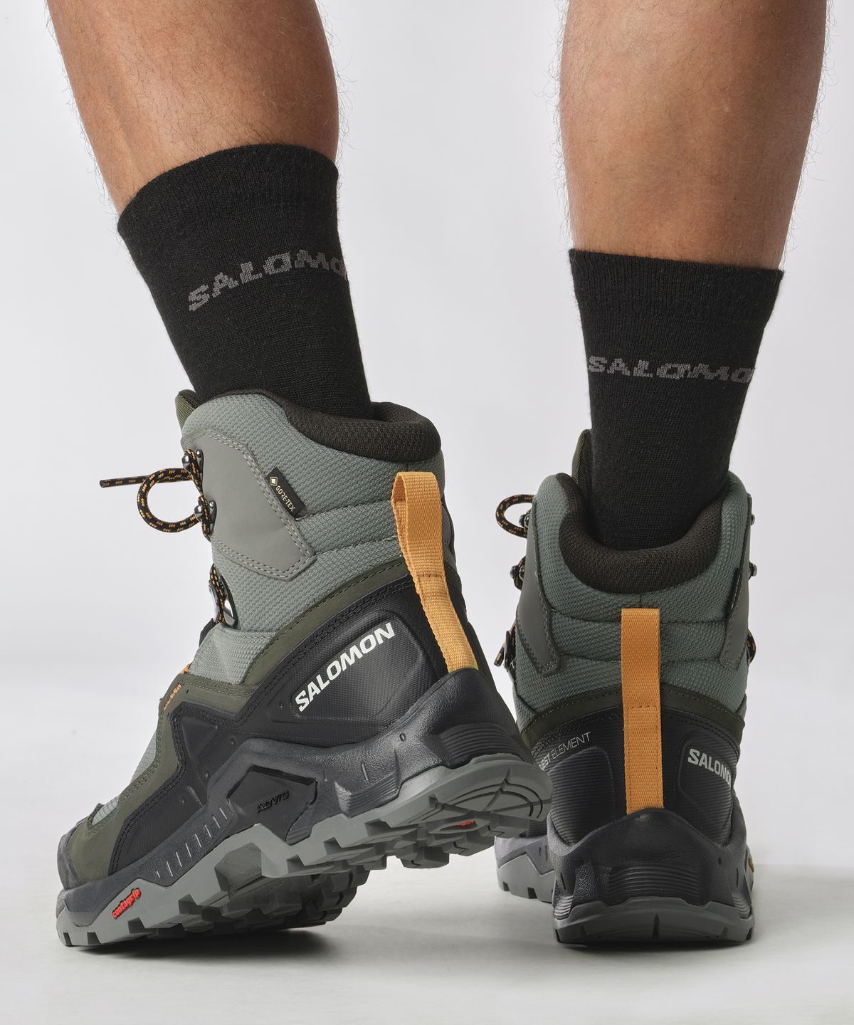 살로몬(SALOMON) 퀘스트 엘리먼트 GTX - 퓨터:벨루가:벅스킨 / L47157300