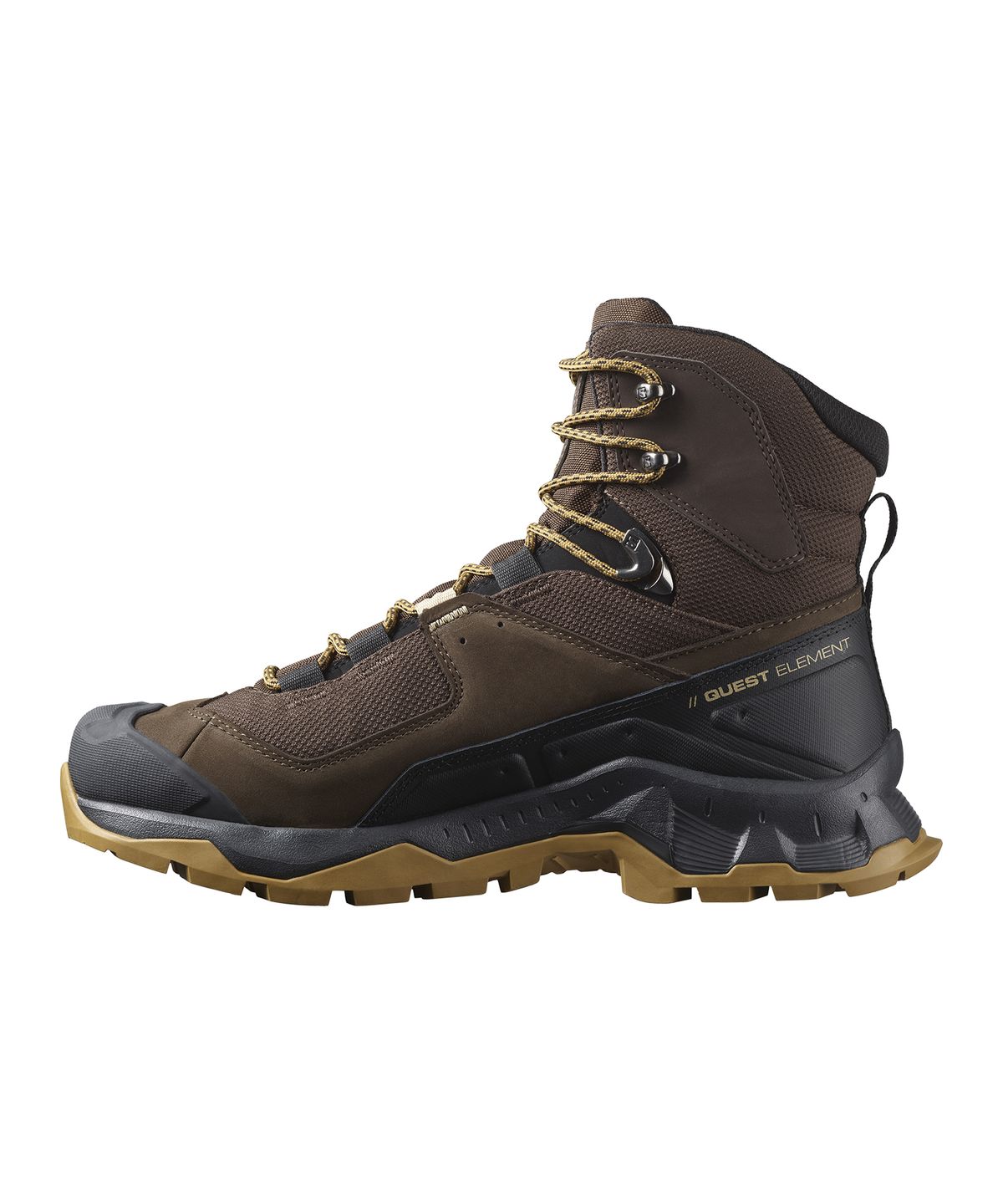 살로몬(SALOMON) 퀘스트 엘리먼트 GTX - 델리시오소:블랙:듈 골드 / L47216100