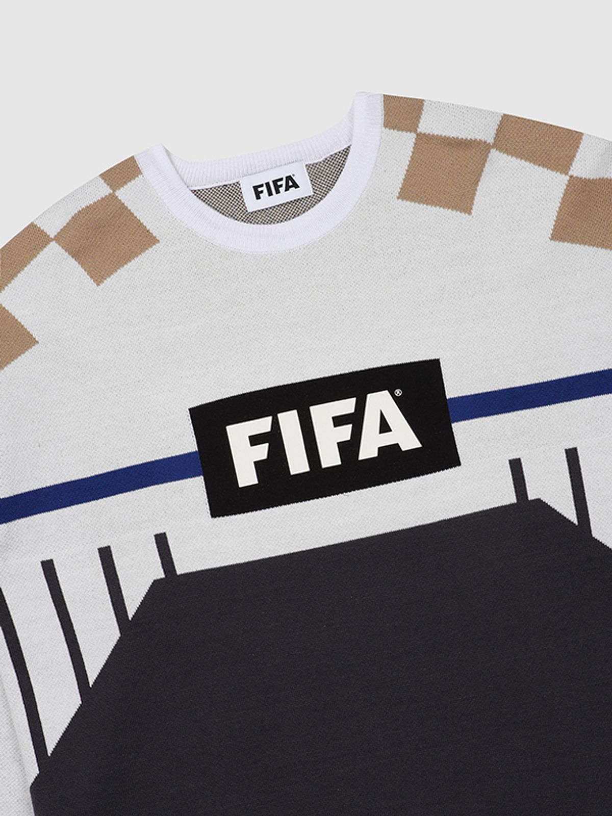 피파 1904(FIFA 1904) 유니폼 모티브 스웨터 IVORY (FF31SW32U_400)