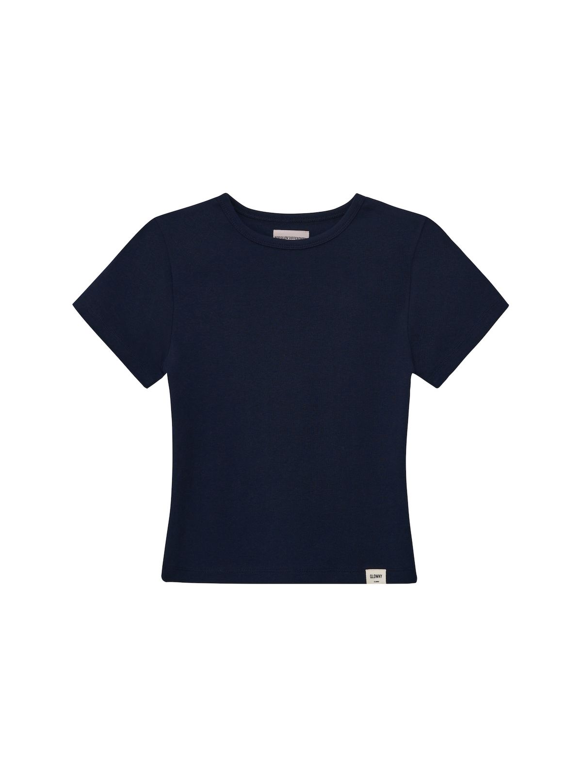 MUSINSA | GLOWNY G BABY TEE (WHITE)