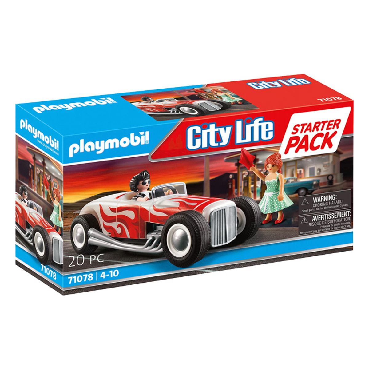 플레이모빌(PLAYMOBIL) 스타터 팩-핫 로드(71078)