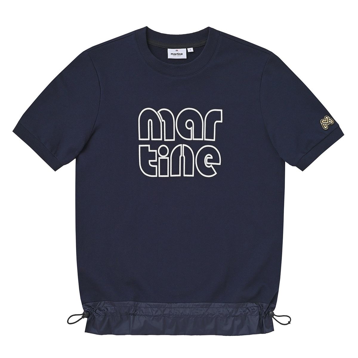 마틴골프(MARTINE GOLF) Frill Round Shirts_Navy