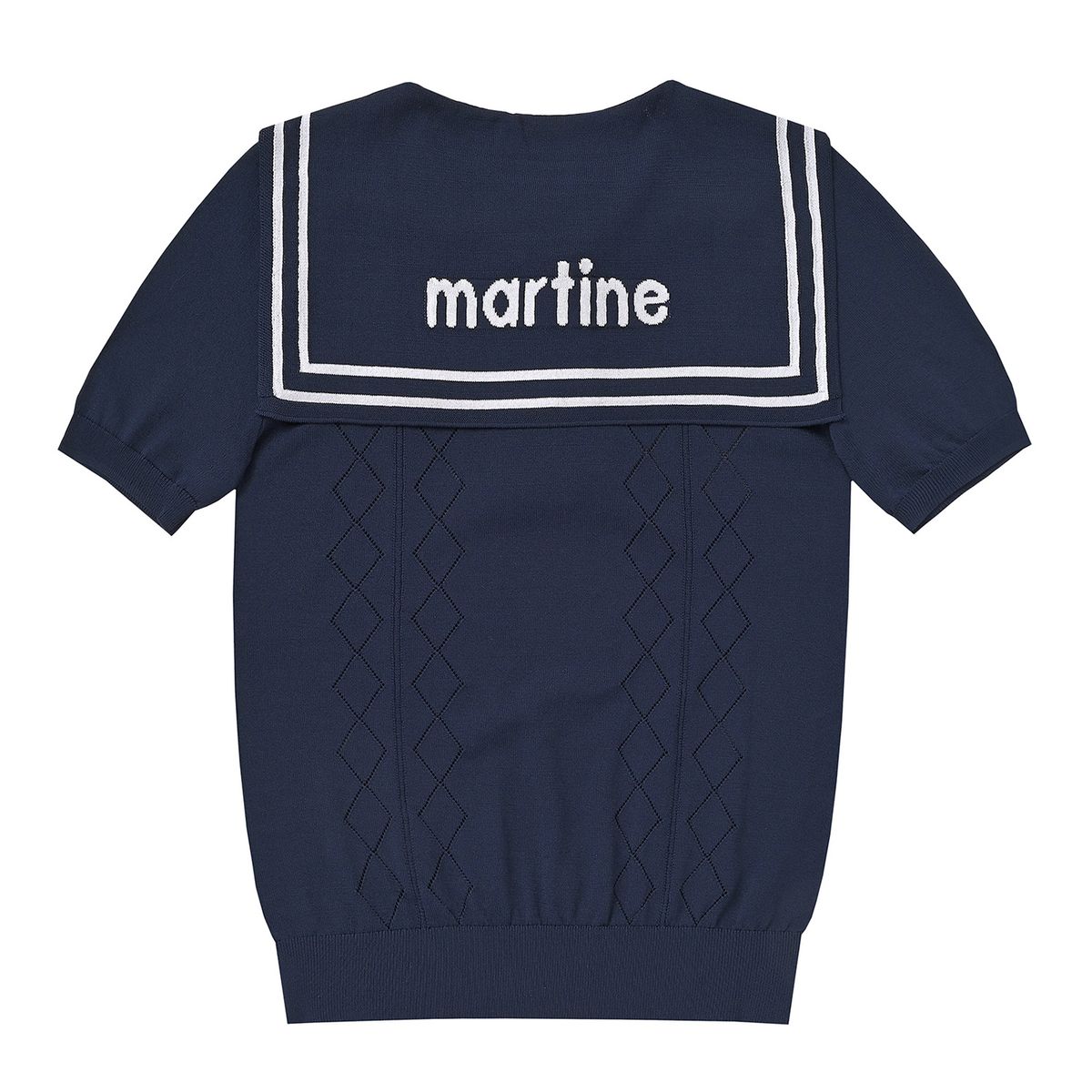마틴골프(MARTINE GOLF) Sailor Collar Sweater_Navy