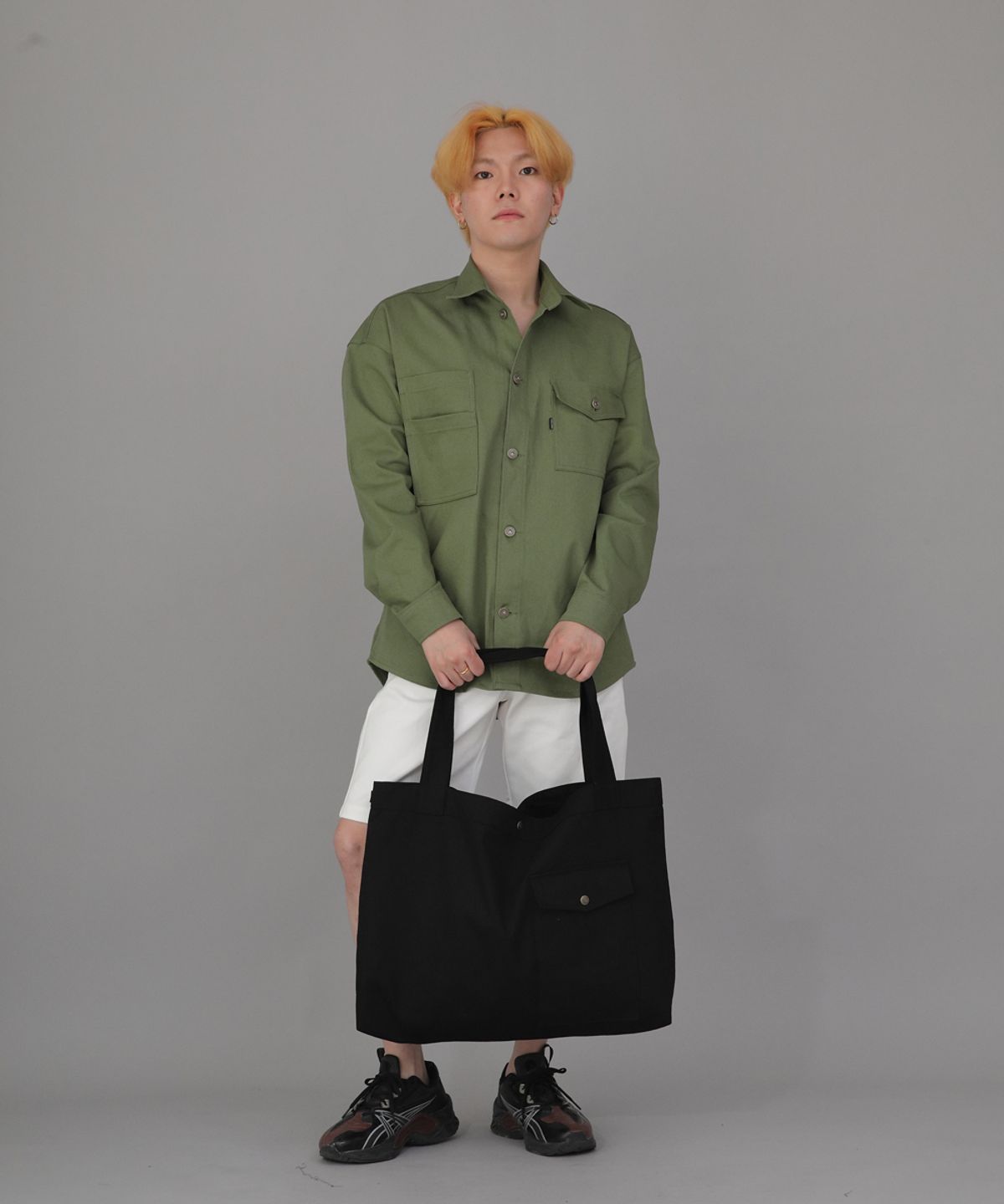 세인트크루(SAINTCREW) 홀리데이 메가빅 숄더백  HMB-118-1 블랙