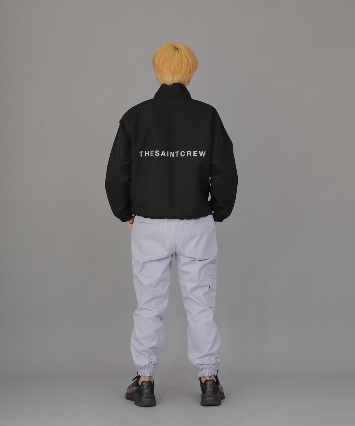 세인트크루(SAINTCREW) 볼드 앵클밴드 카고조거 팬츠 BAC-328 라이트퍼플