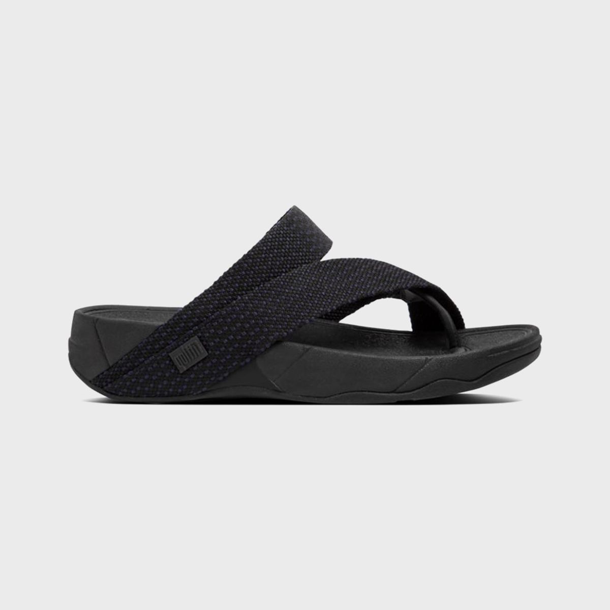 핏플랍(FITFLOP) 남성 슬링 위브 토포스트 쪼리 Black Blue