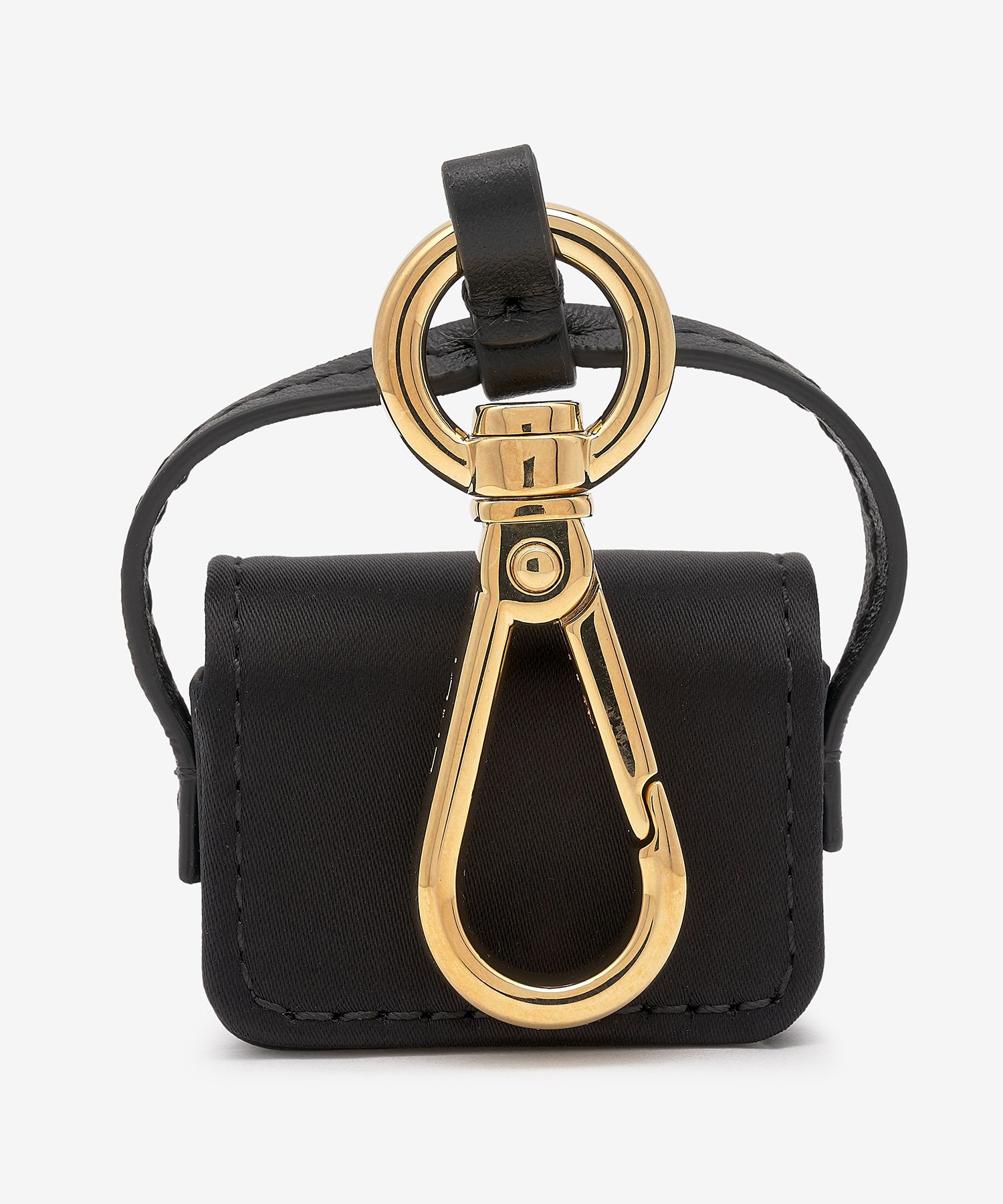 MUSINSA | FENDI Public Pico Baguette Charm Key Ring - Black