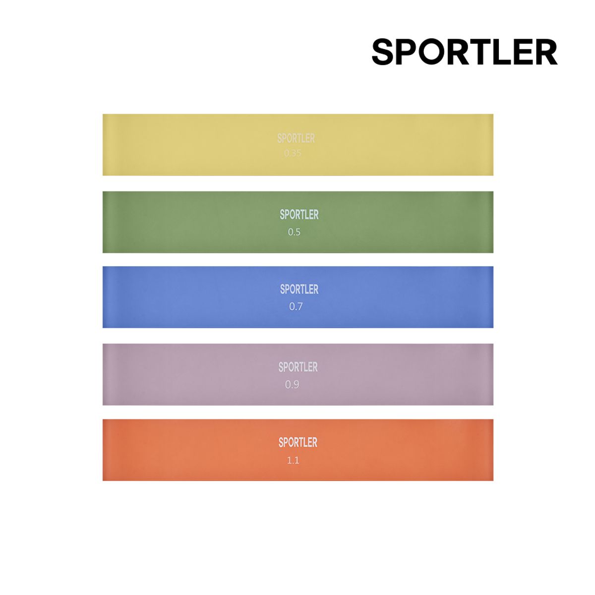 스포틀러(SPORTLER) 루프밴드 라텍스