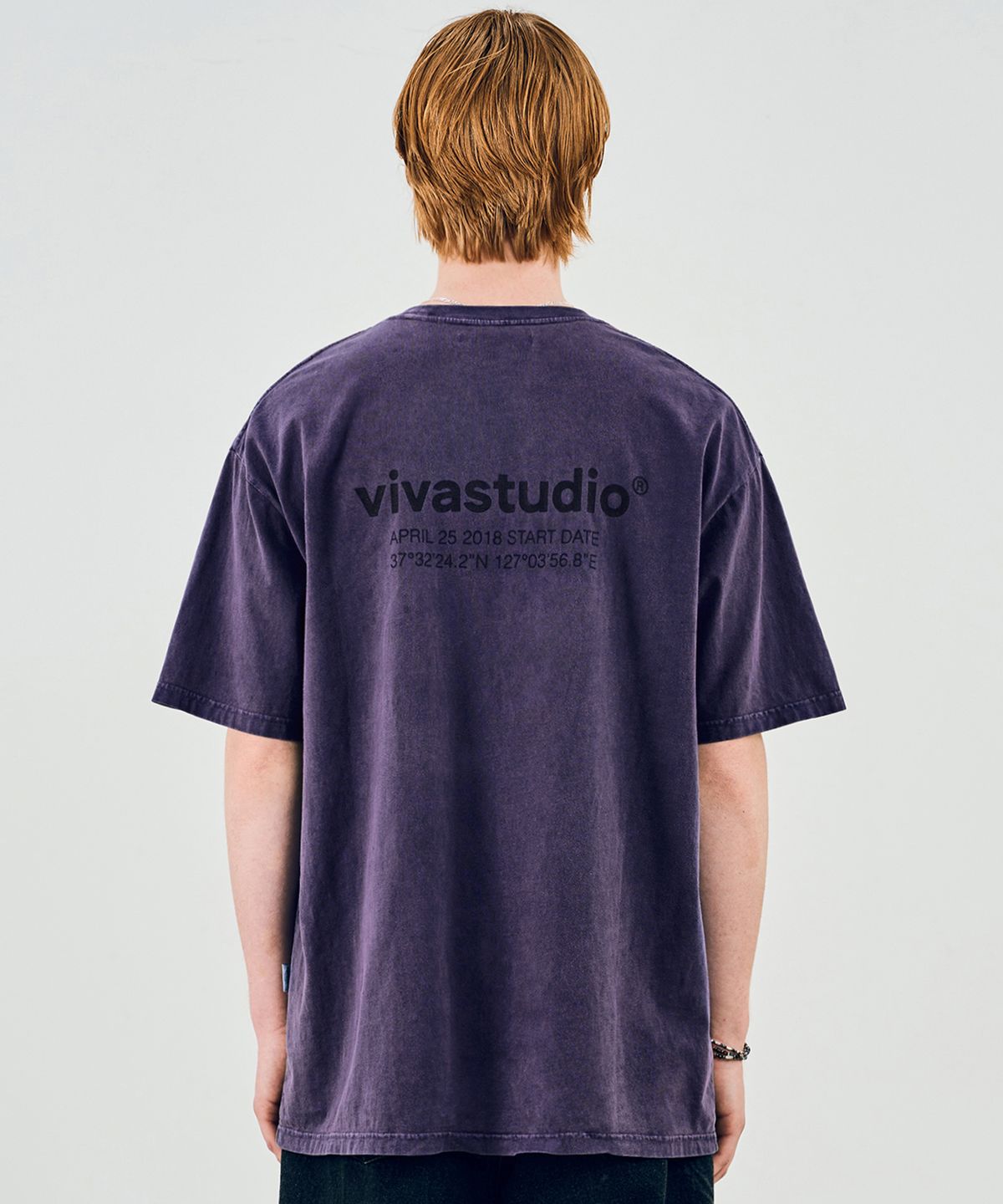 비바스튜디오(VIVASTUDIO) LOCATION SHORT SLEEVE [PURPLE]