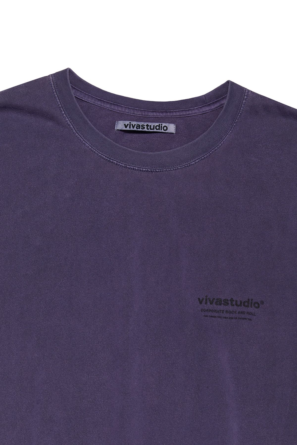 비바스튜디오(VIVASTUDIO) LOCATION SHORT SLEEVE [PURPLE]