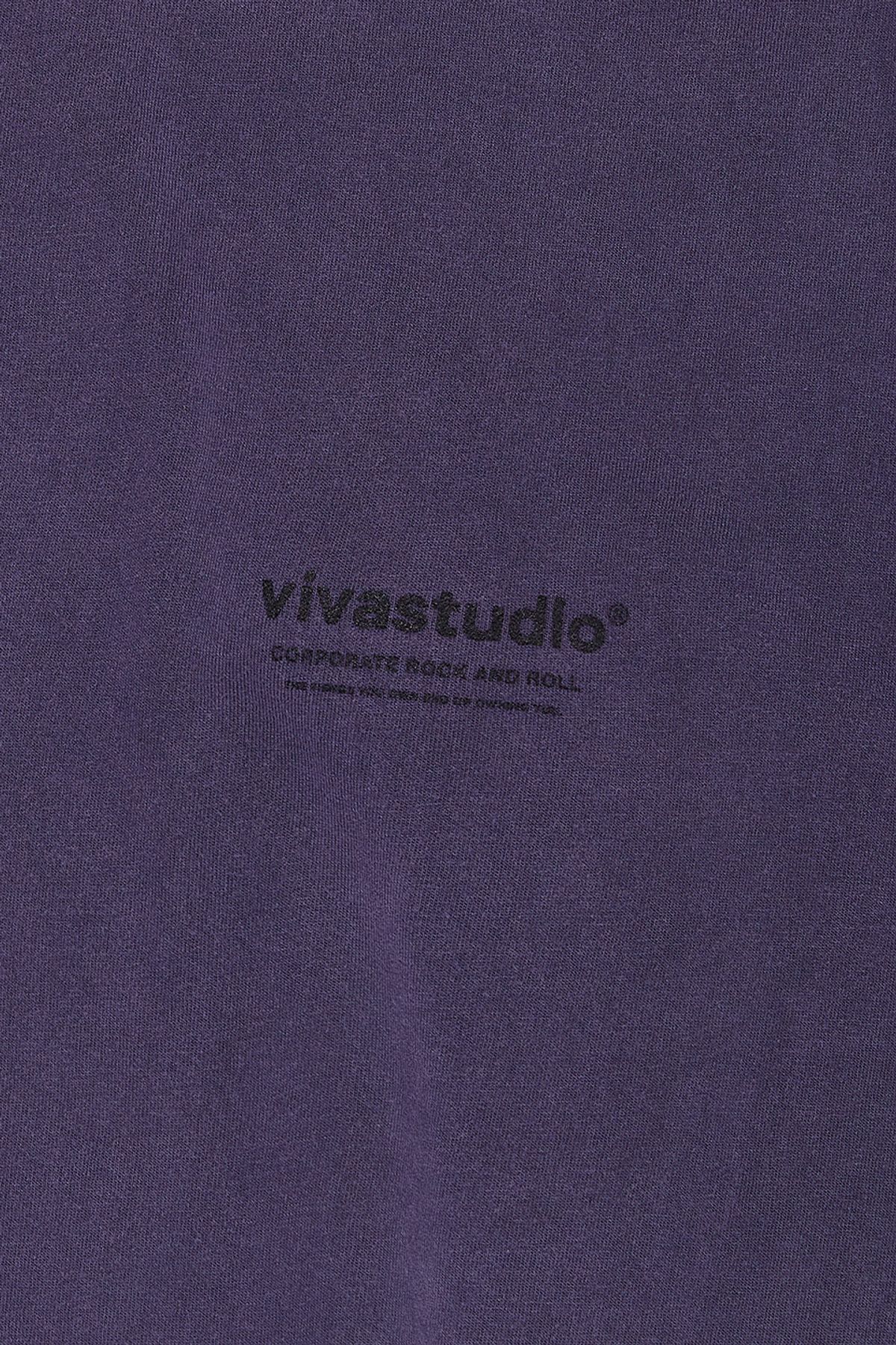 비바스튜디오(VIVASTUDIO) LOCATION SHORT SLEEVE [PURPLE]