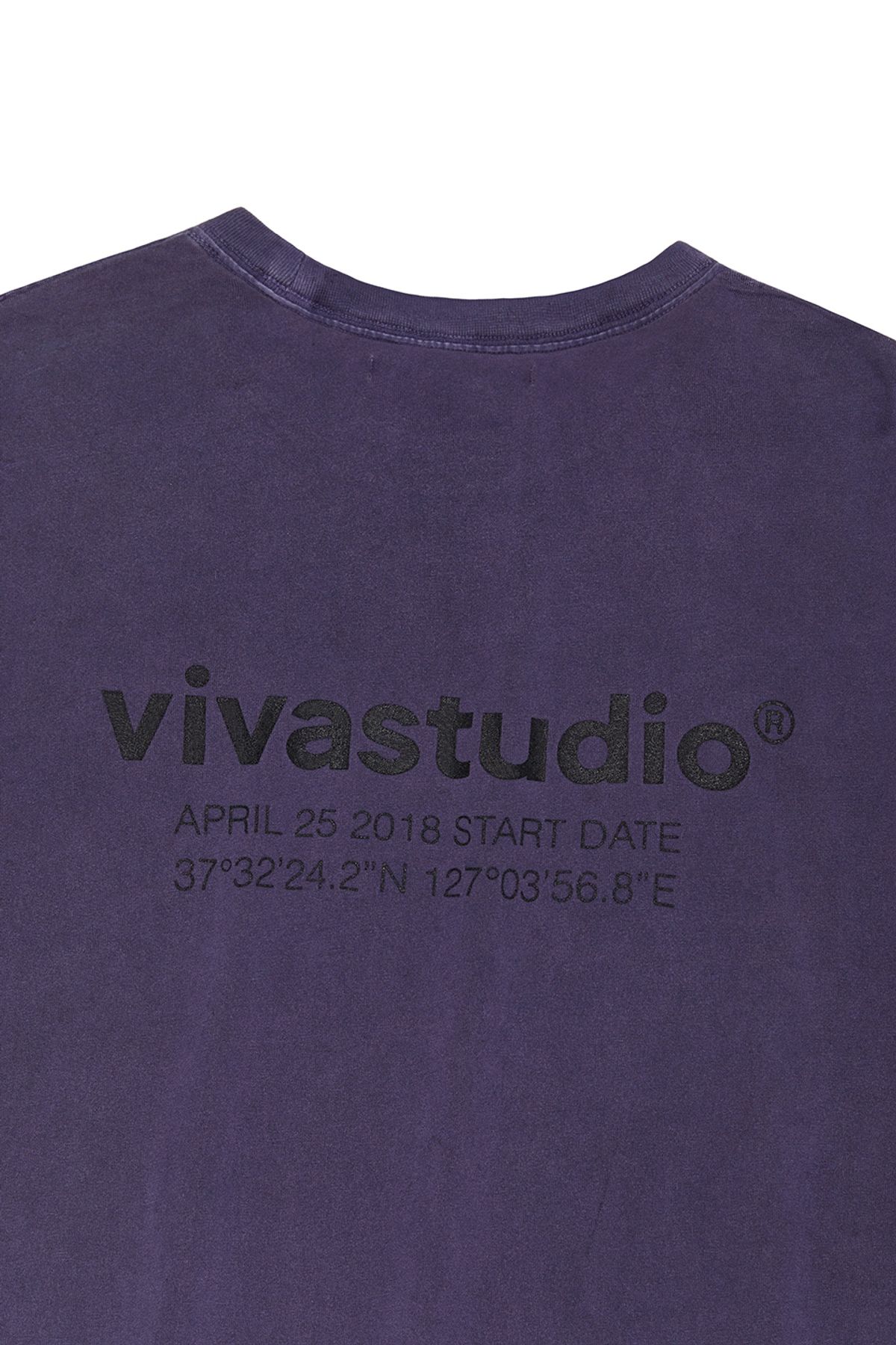 비바스튜디오(VIVASTUDIO) LOCATION SHORT SLEEVE [PURPLE]