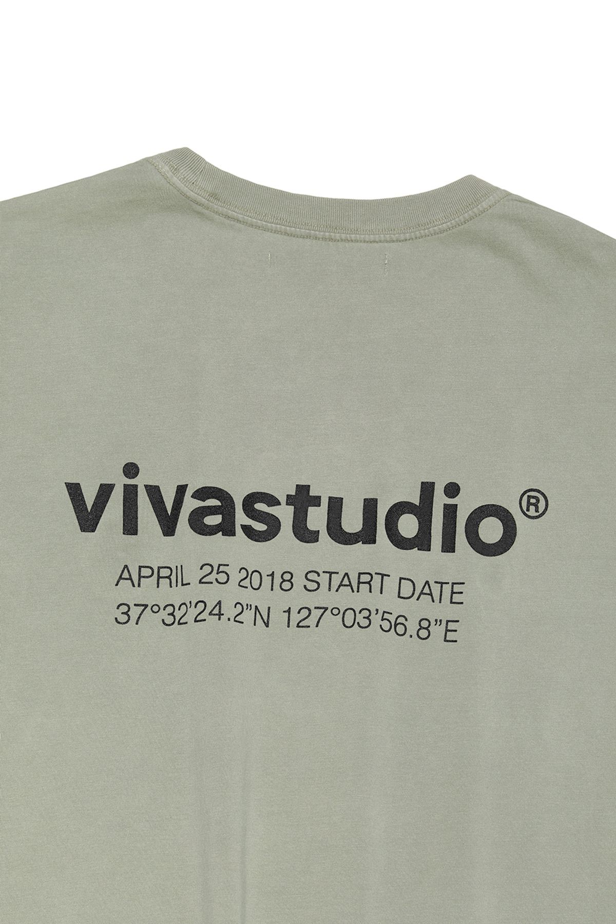 비바스튜디오(VIVASTUDIO) LOCATION SHORT SLEEVE [DYED KHAKI]