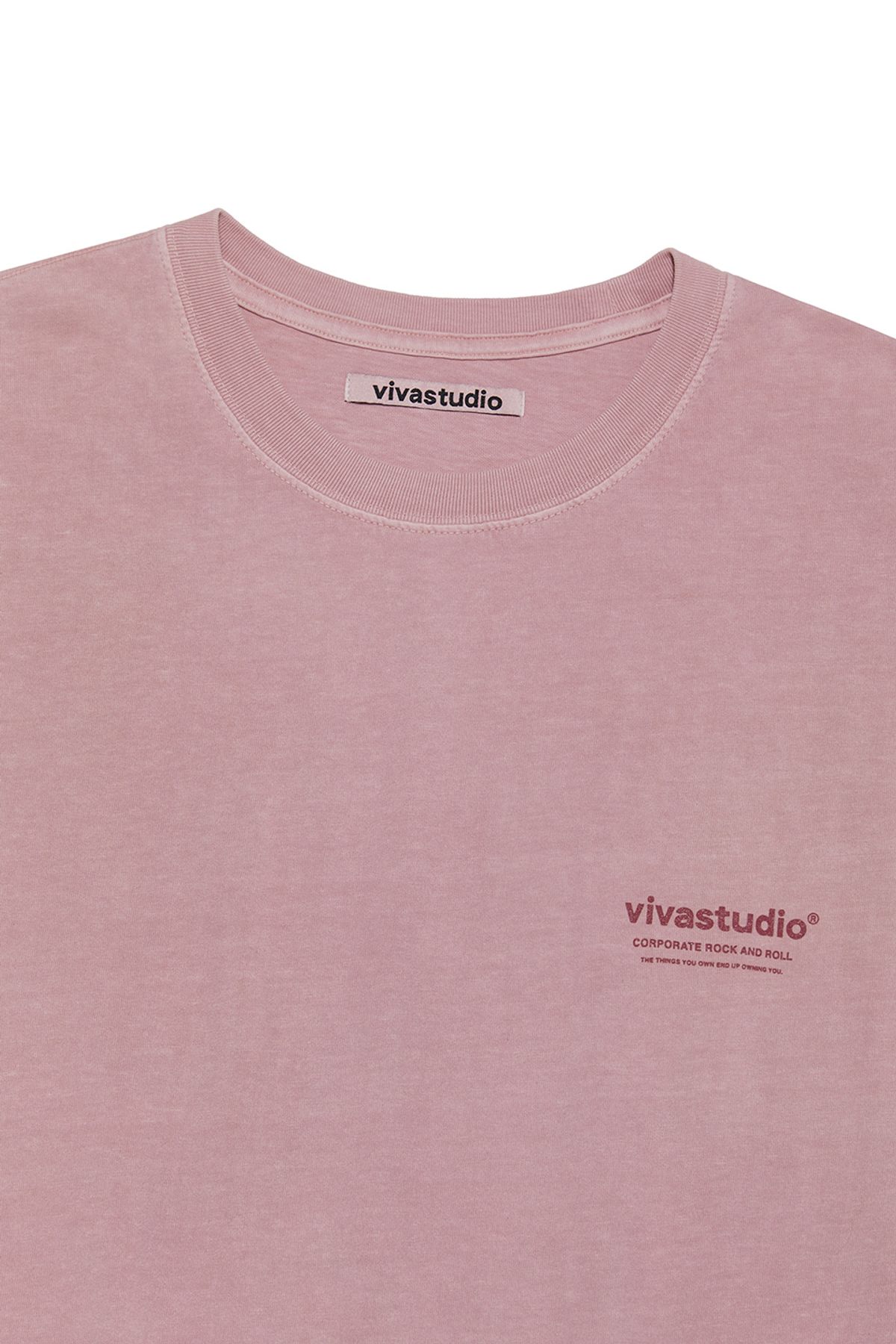 비바스튜디오(VIVASTUDIO) LOCATION SHORT SLEEVE [DYED PINK]