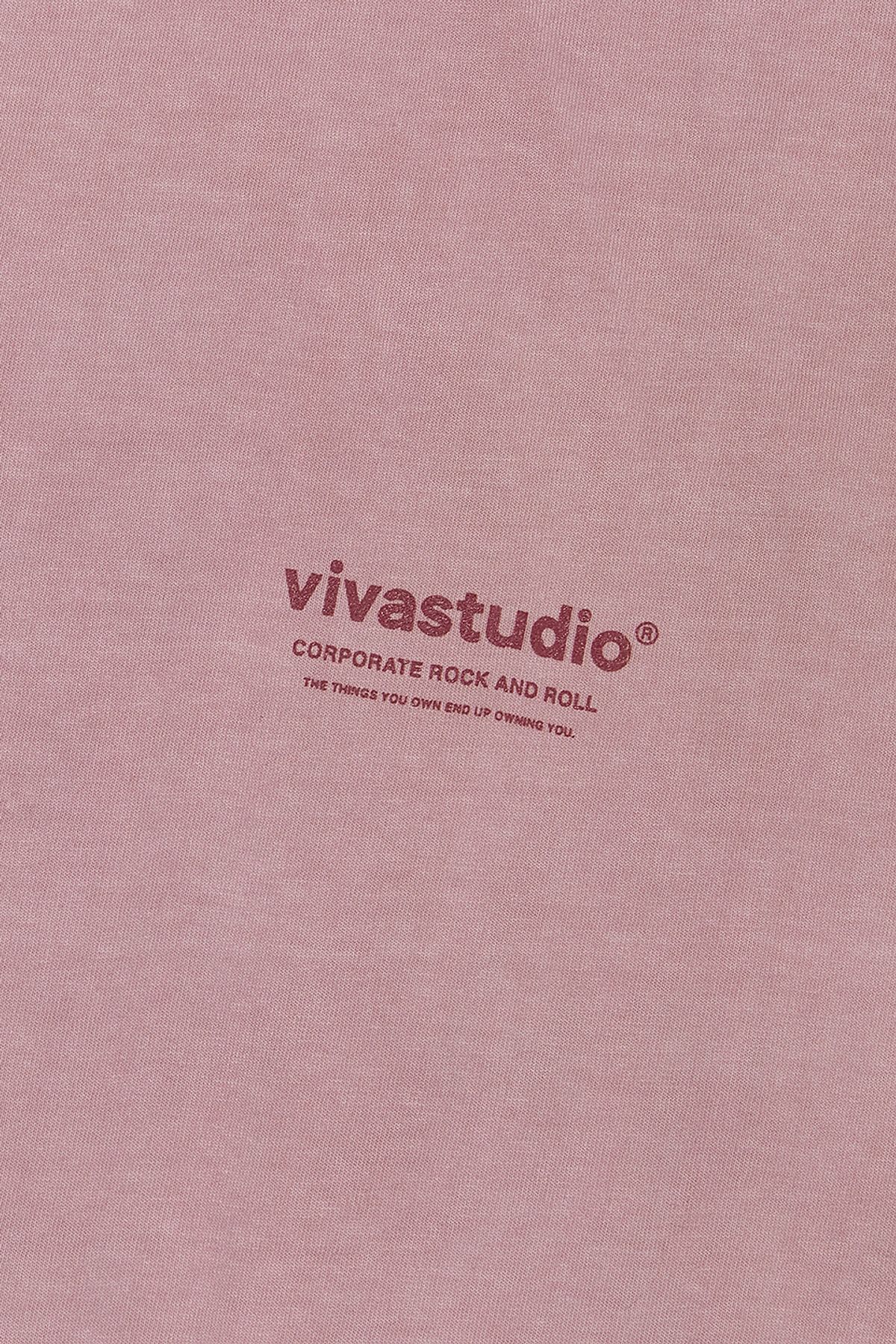 비바스튜디오(VIVASTUDIO) LOCATION SHORT SLEEVE [DYED PINK]