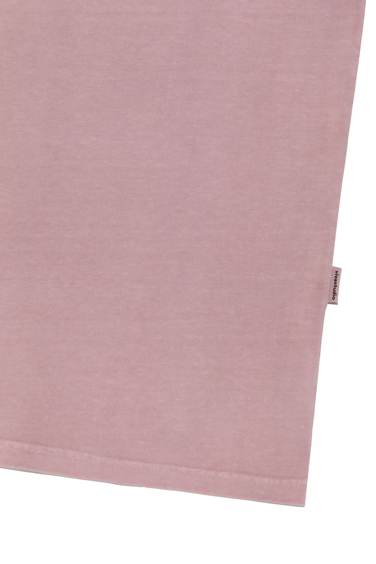 비바스튜디오(VIVASTUDIO) LOCATION SHORT SLEEVE [DYED PINK]