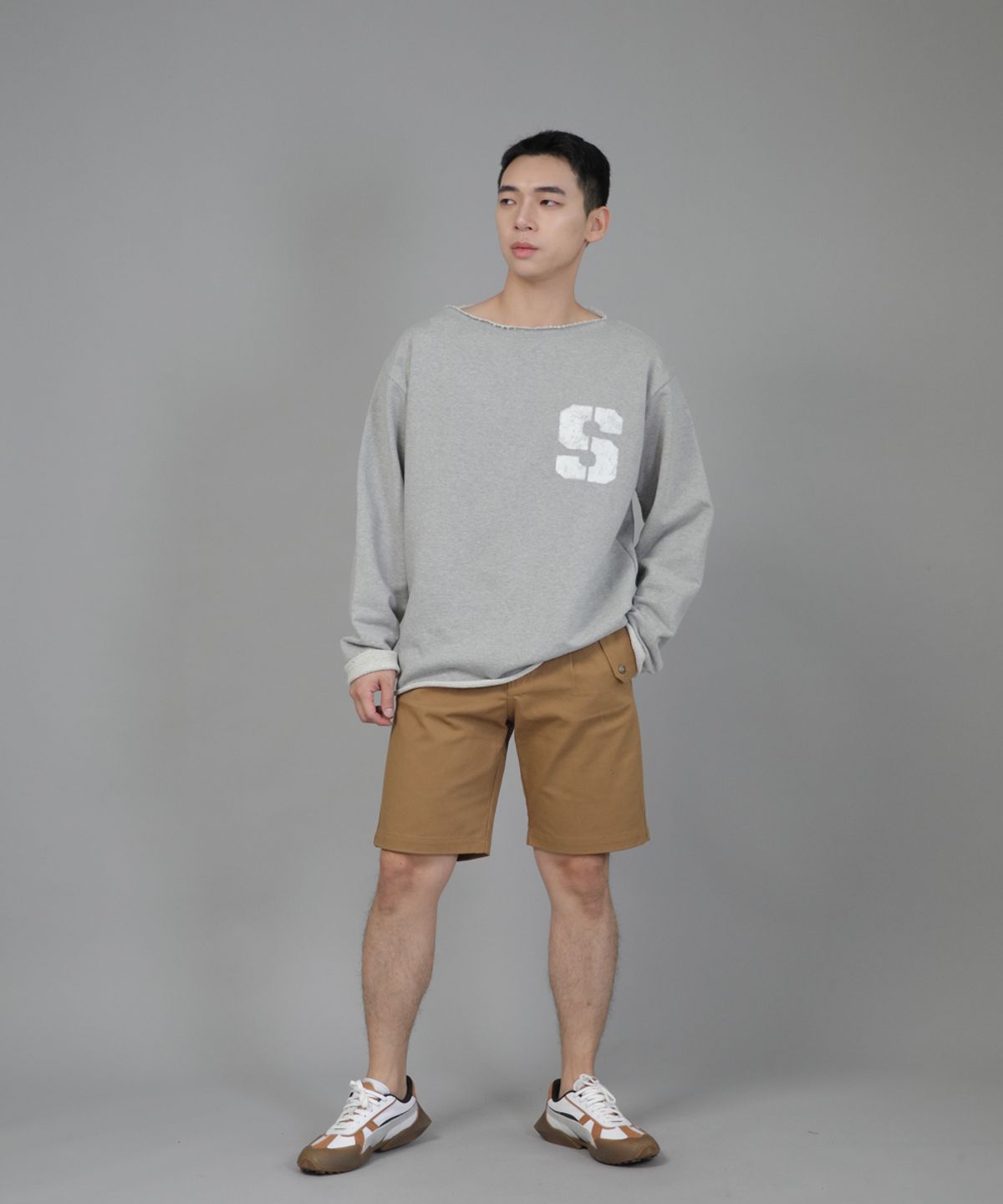 세인트크루(SAINTCREW) 잉글리시맨  하프밴드 쇼츠 EMH-339 카멜