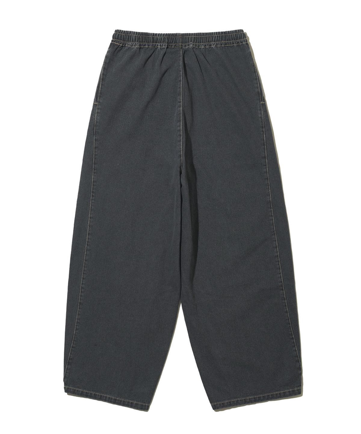 빅유니온(BIG UNION) DENIM HERITAGE WIDE PANTS / BLACK DENIM