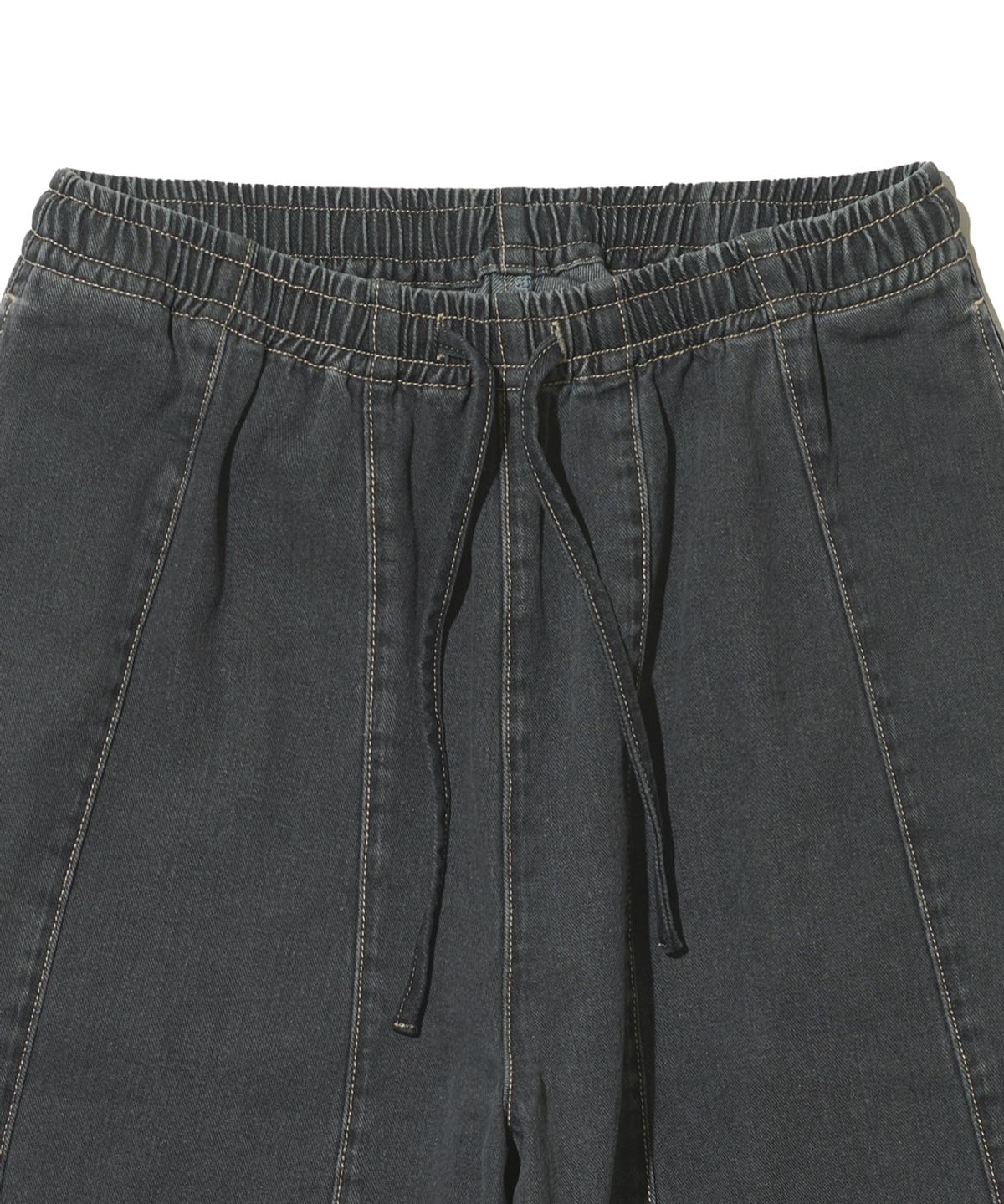 빅유니온(BIG UNION) DENIM HERITAGE WIDE PANTS / BLACK DENIM