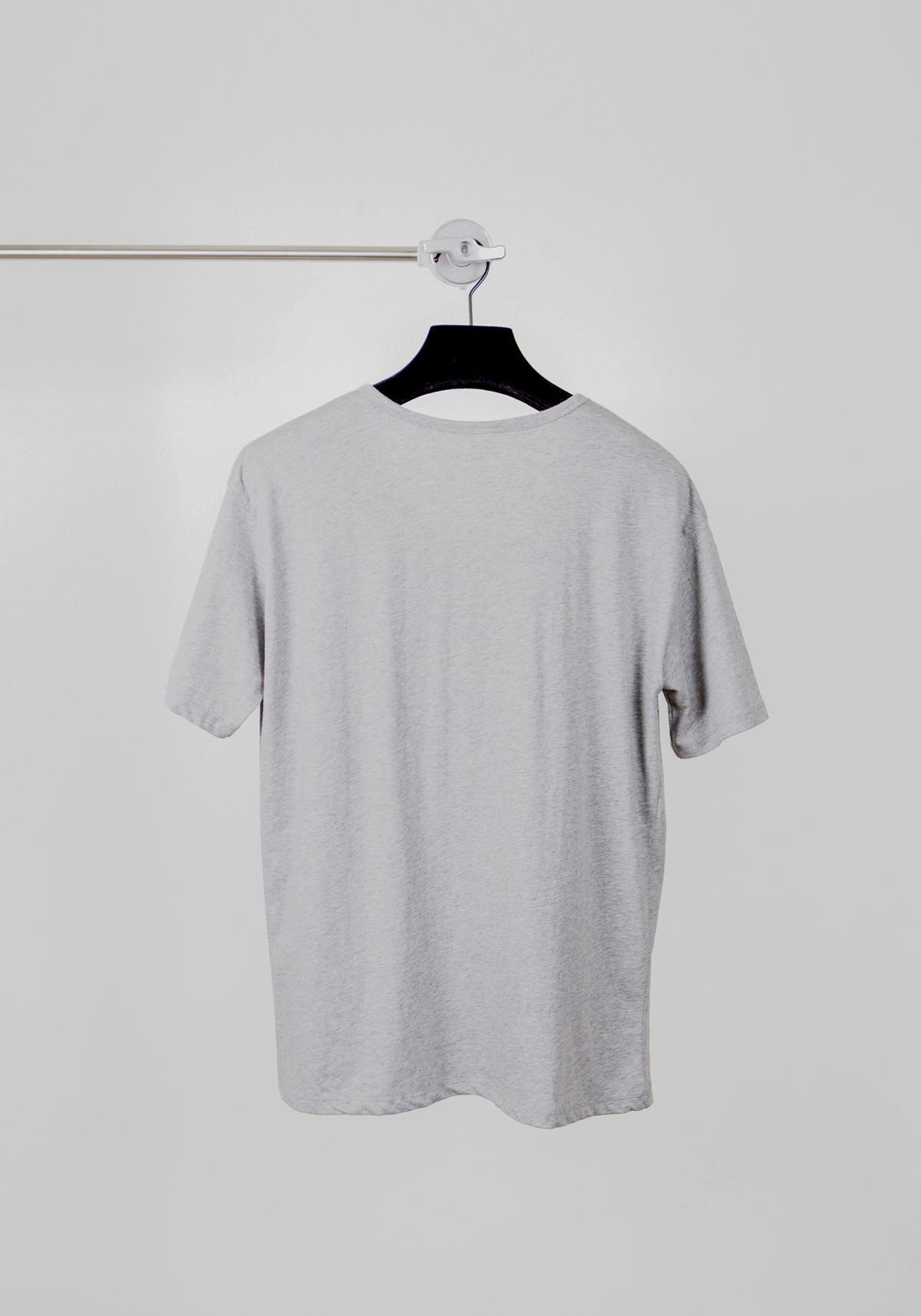 고저(GOZER) UNDER HALF T-SHIRT_GREY