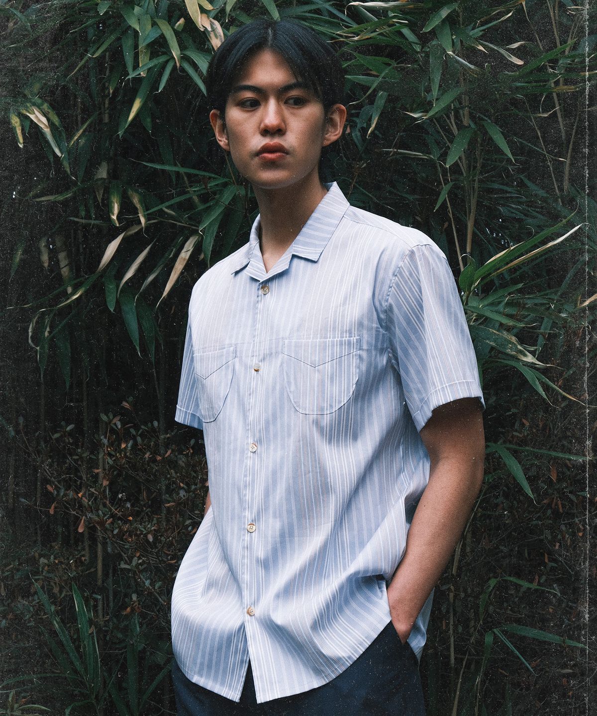 비디알(VDR) HEMINGWAY STRIPE SHIRTS [Glacier Lake]