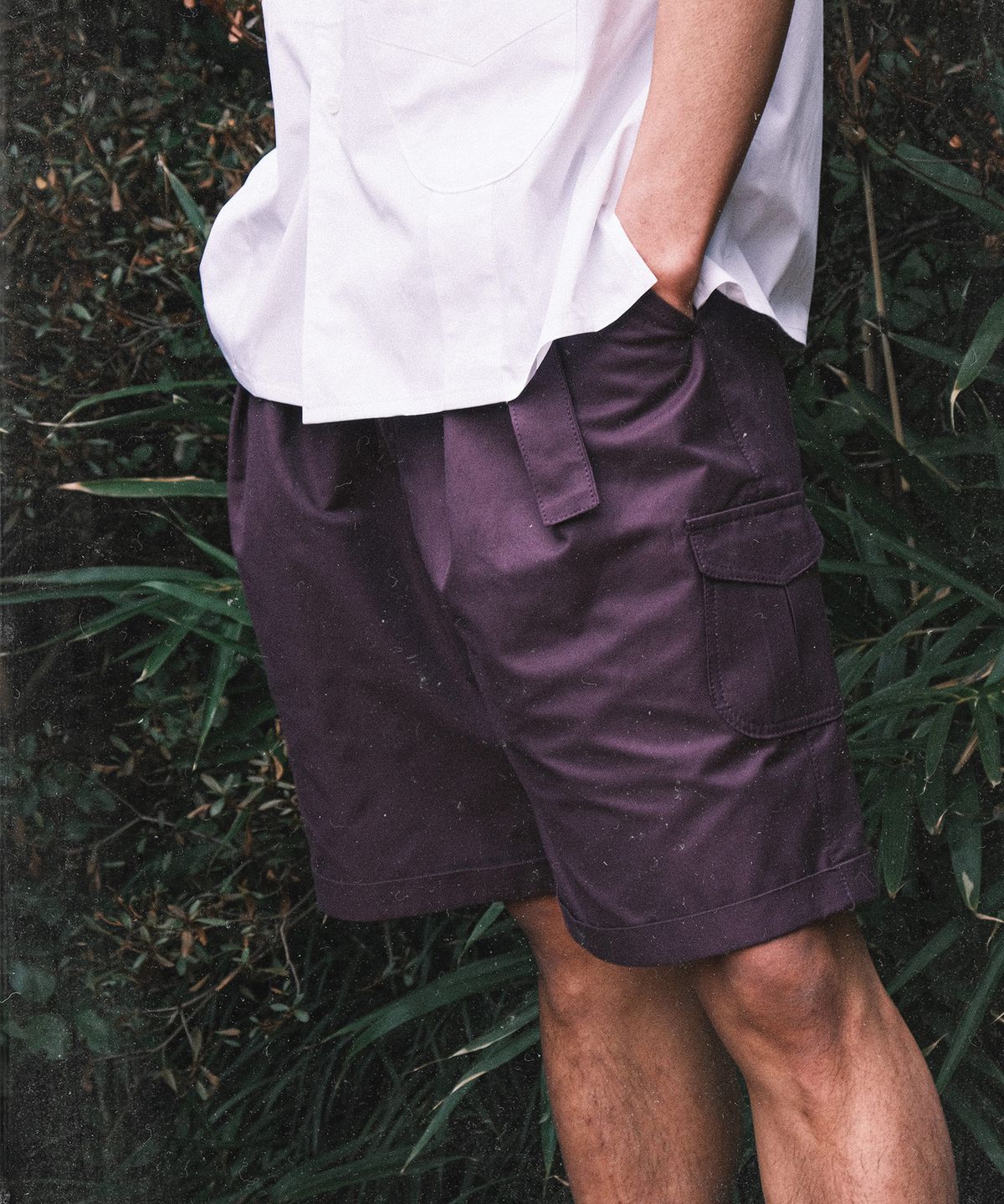 비디알(VDR) CAVALRY SHORT PANTS [Violet]