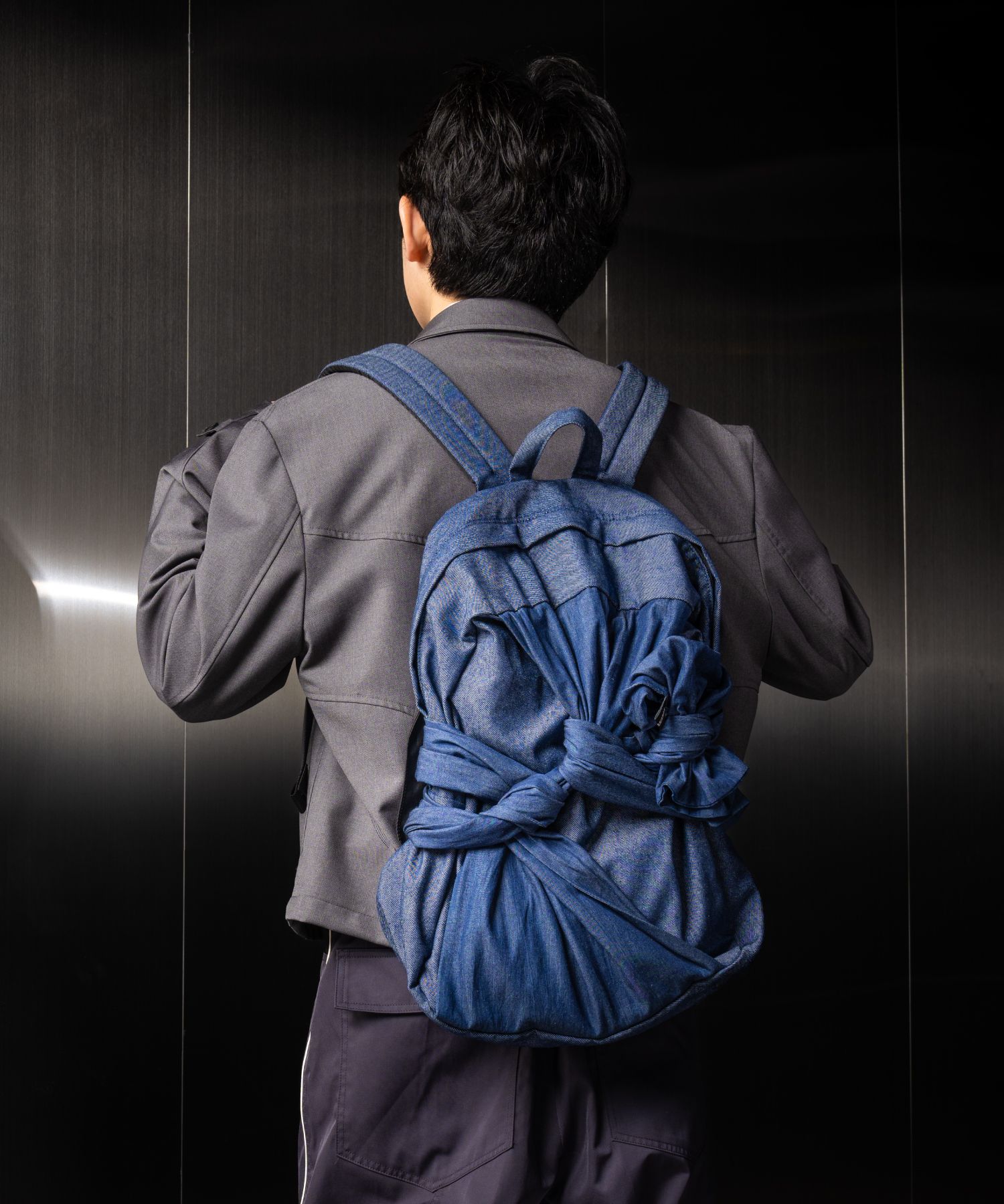 バッグ IUGAMAKARAS Knotted Backpack MUSINSA | IUGAMAKARAS Knotted Backpack (Denim-Deep Blue)