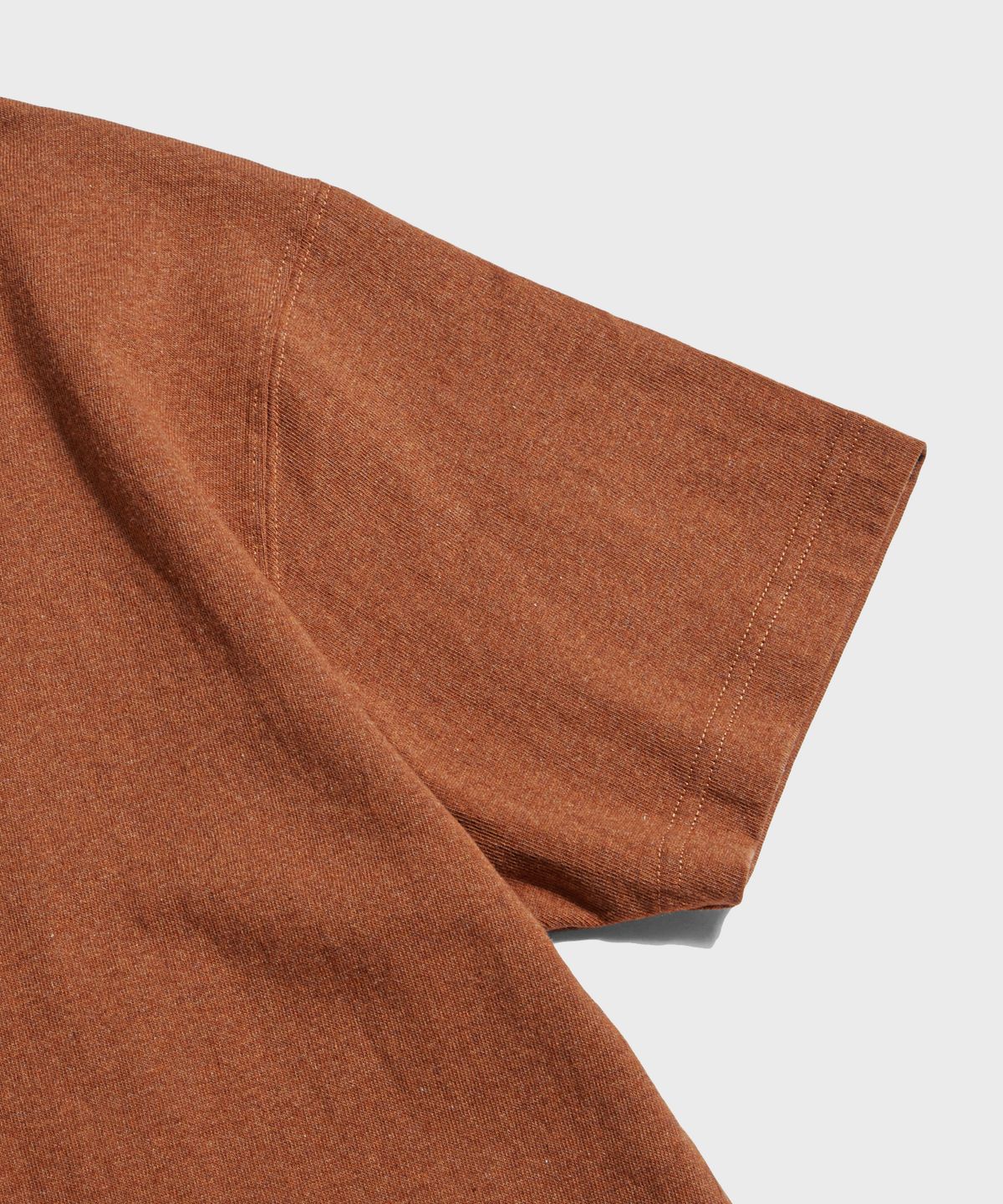 브론슨(BRONSON) 9oz USA Cotton Tubular Tee Orange Red