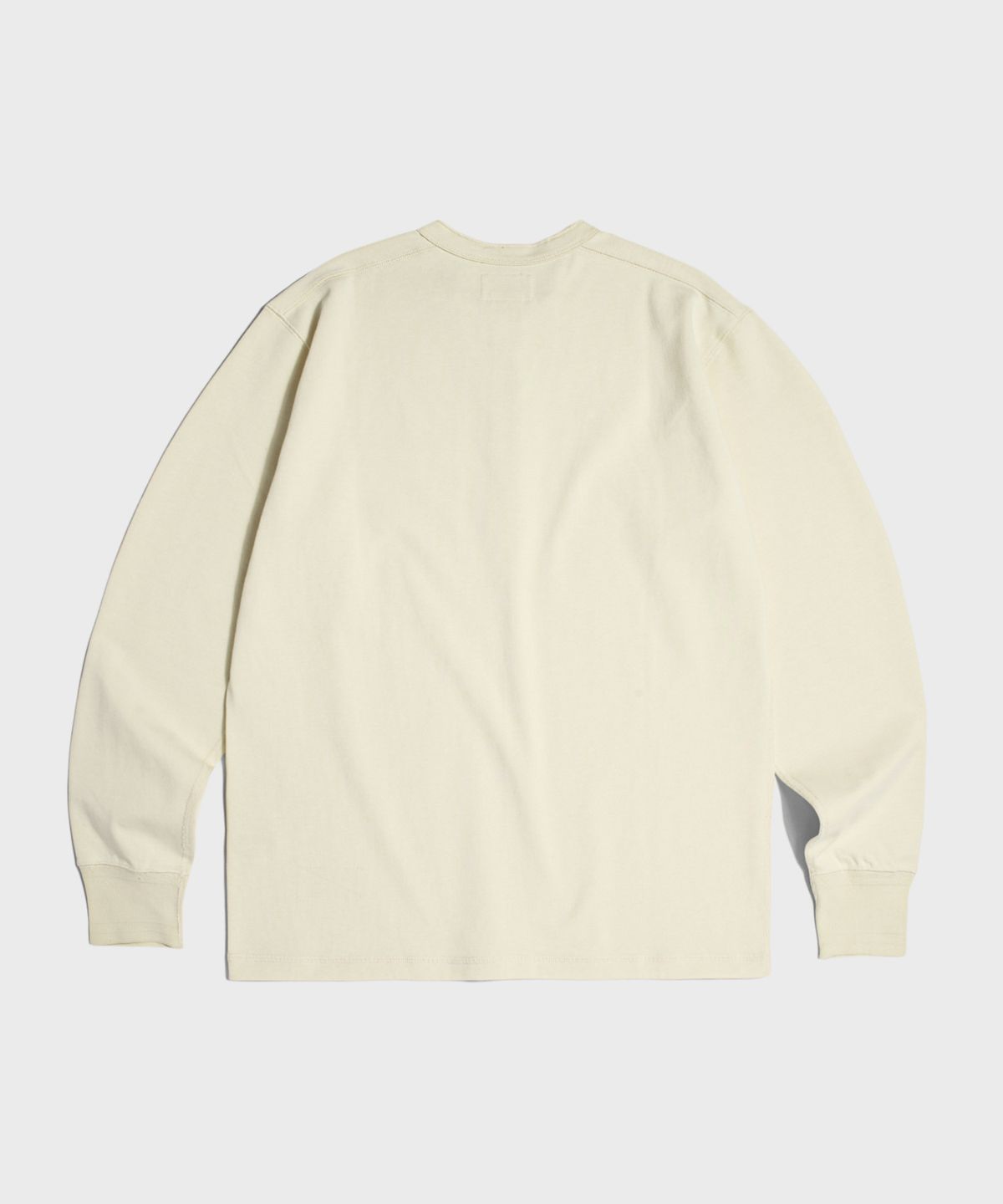 브론슨(BRONSON) Vintage Long Sleeve Henley Shirt Apricot