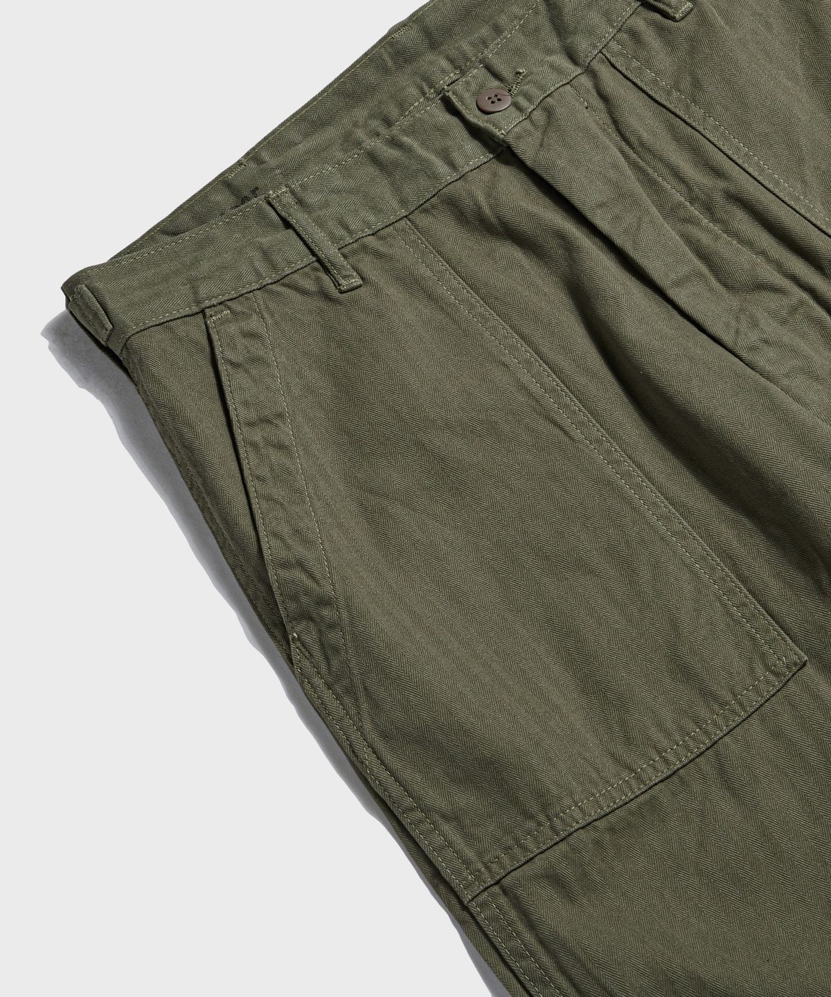 브론슨(BRONSON) 1947 1st 838A OD7 Utility Fatigue Pants Olive