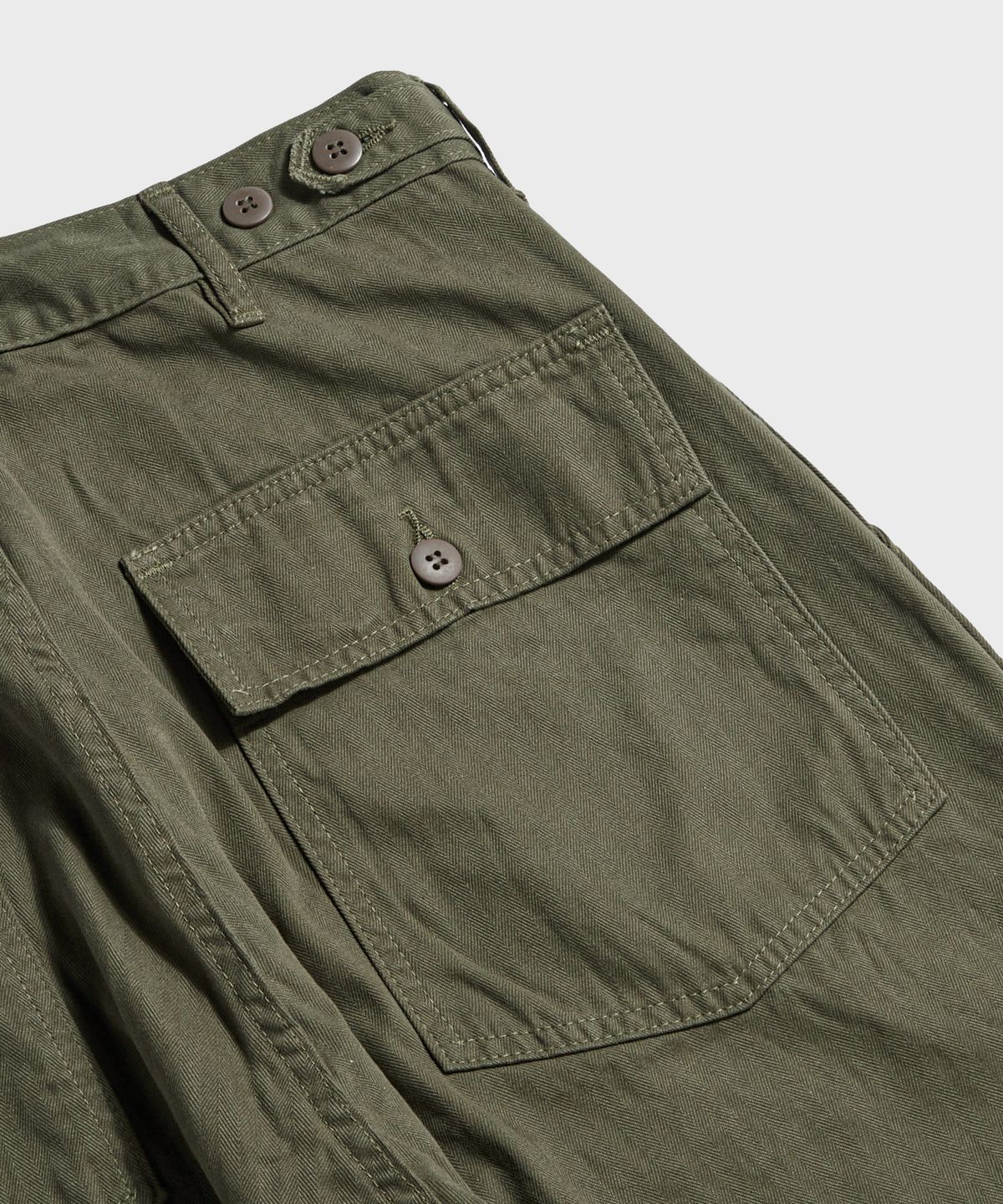 브론슨(BRONSON) 1947 1st 838A OD7 Utility Fatigue Pants Olive