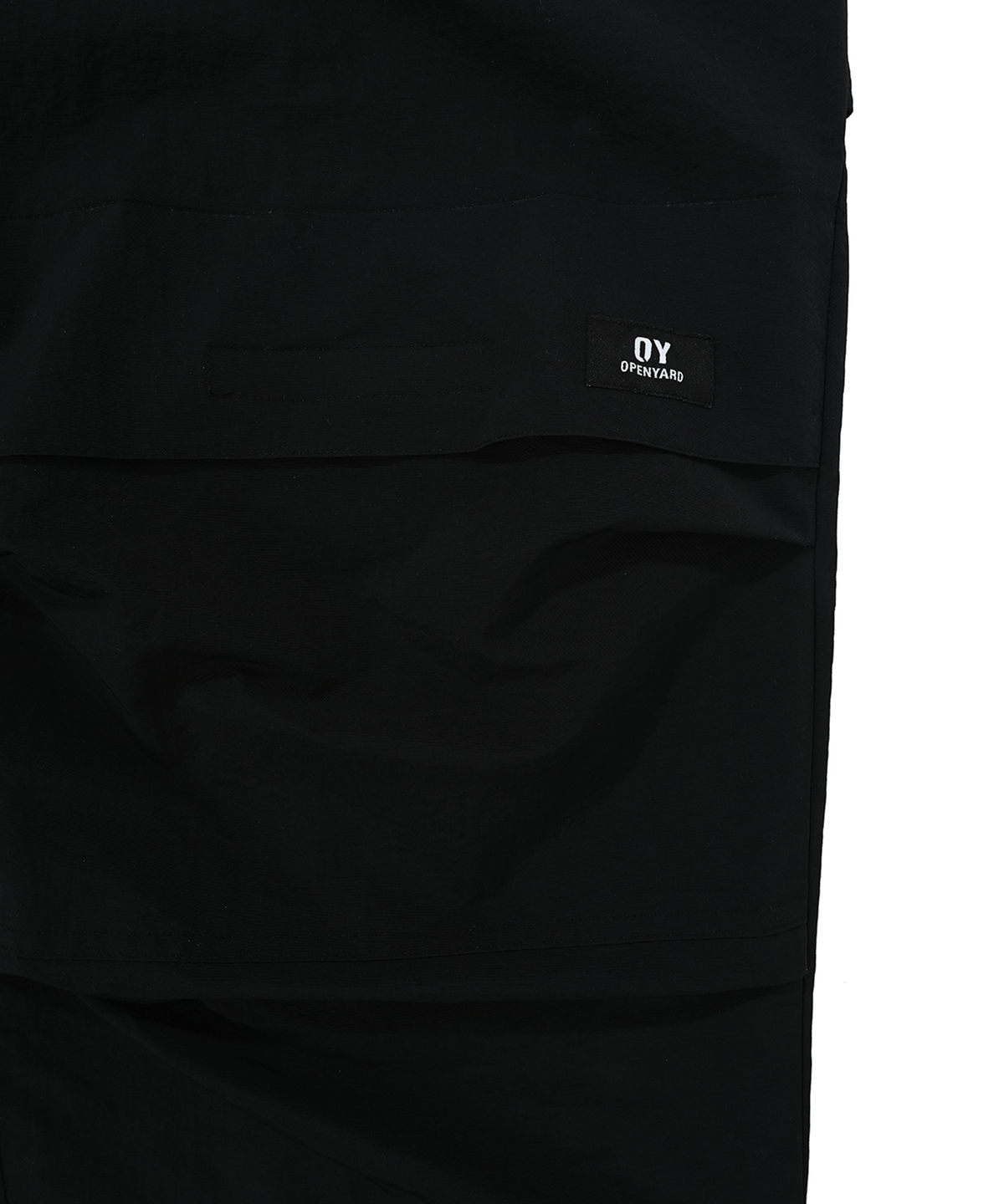 오픈야드(오와이)(OPENYARD(OY)) SIX KNEE POCKETS CARPENTER PANTS-BLACK