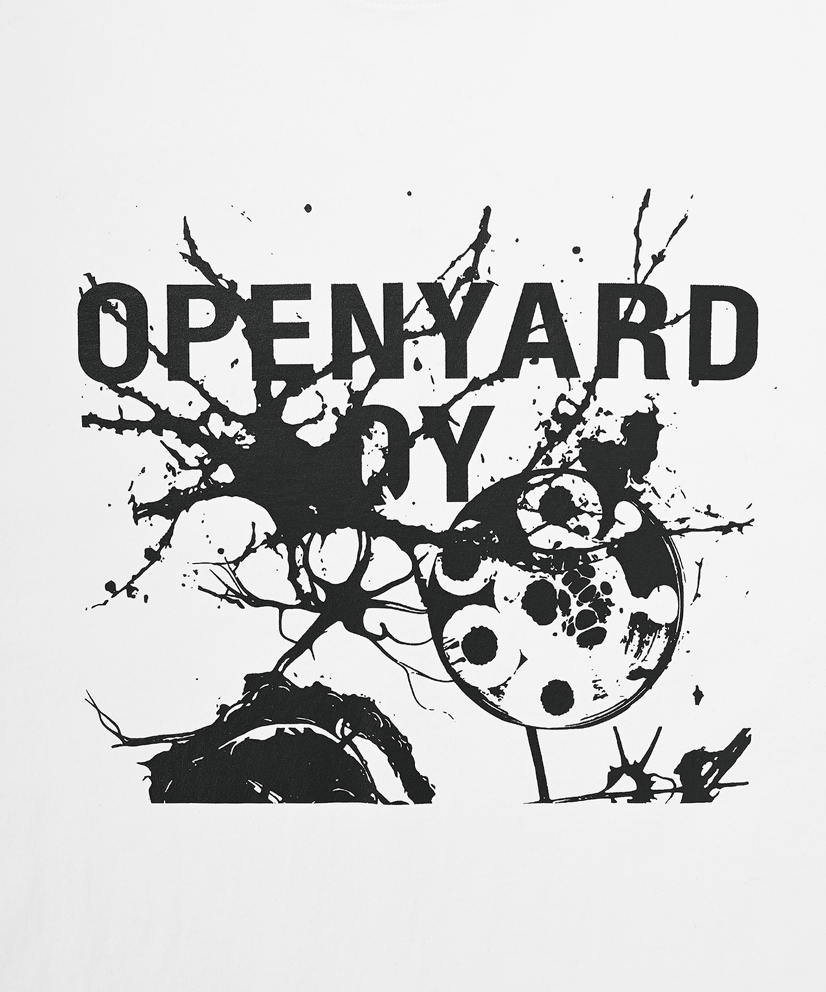 오픈야드(오와이)(OPENYARD(OY)) CELL DIVISION LOGO T-WHITE