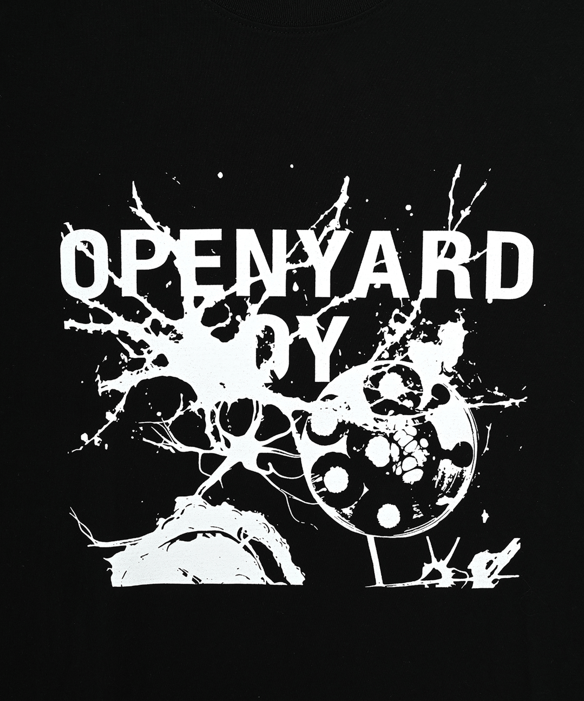 오픈야드(오와이)(OPENYARD(OY)) CELL DIVISION LOGO T-BLACK