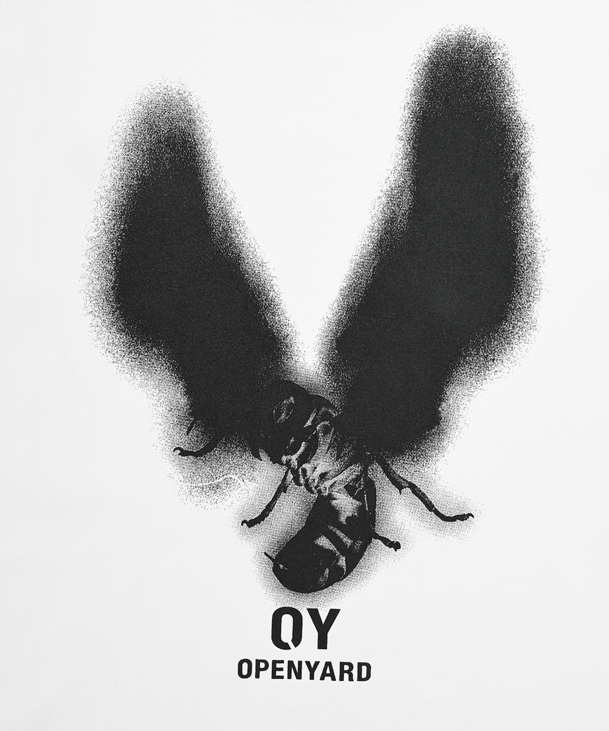 오픈야드(오와이)(OPENYARD(OY)) FEATHER LOGO T-WHITE