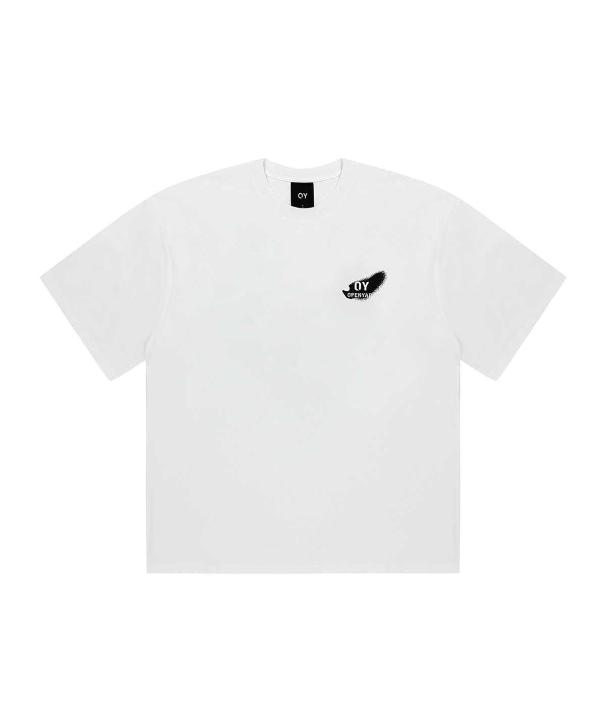 오픈야드(오와이)(OPENYARD(OY)) FEATHER LOGO T-WHITE