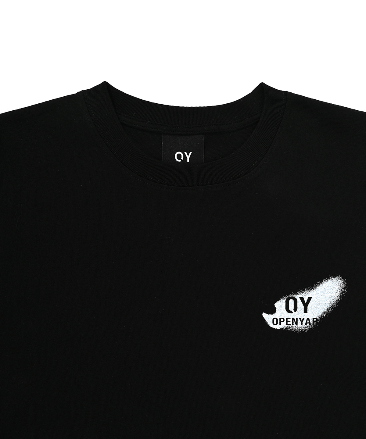 오픈야드(오와이)(OPENYARD(OY)) FEATHER LOGO T-BLACK