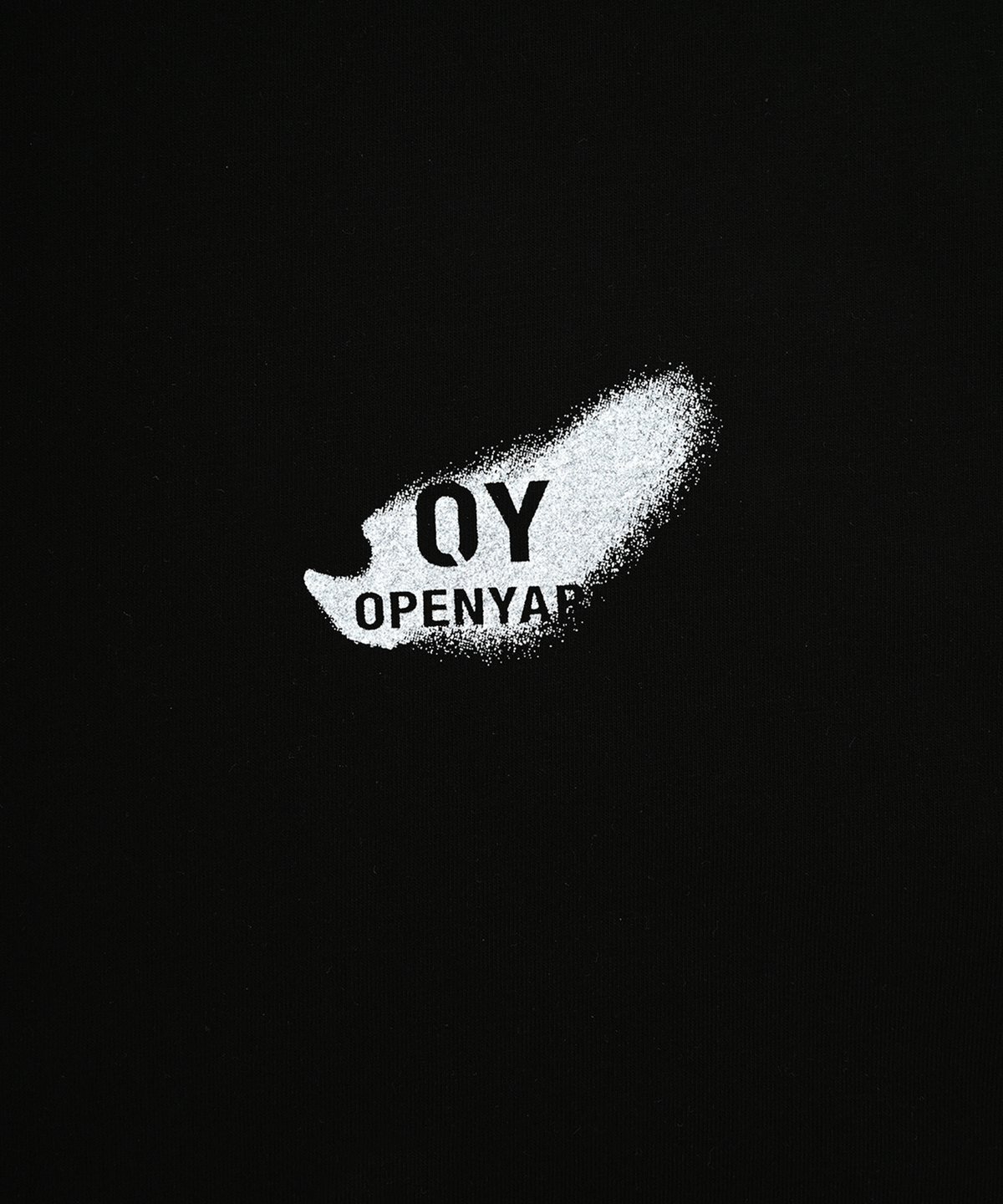 오픈야드(오와이)(OPENYARD(OY)) FEATHER LOGO T-BLACK
