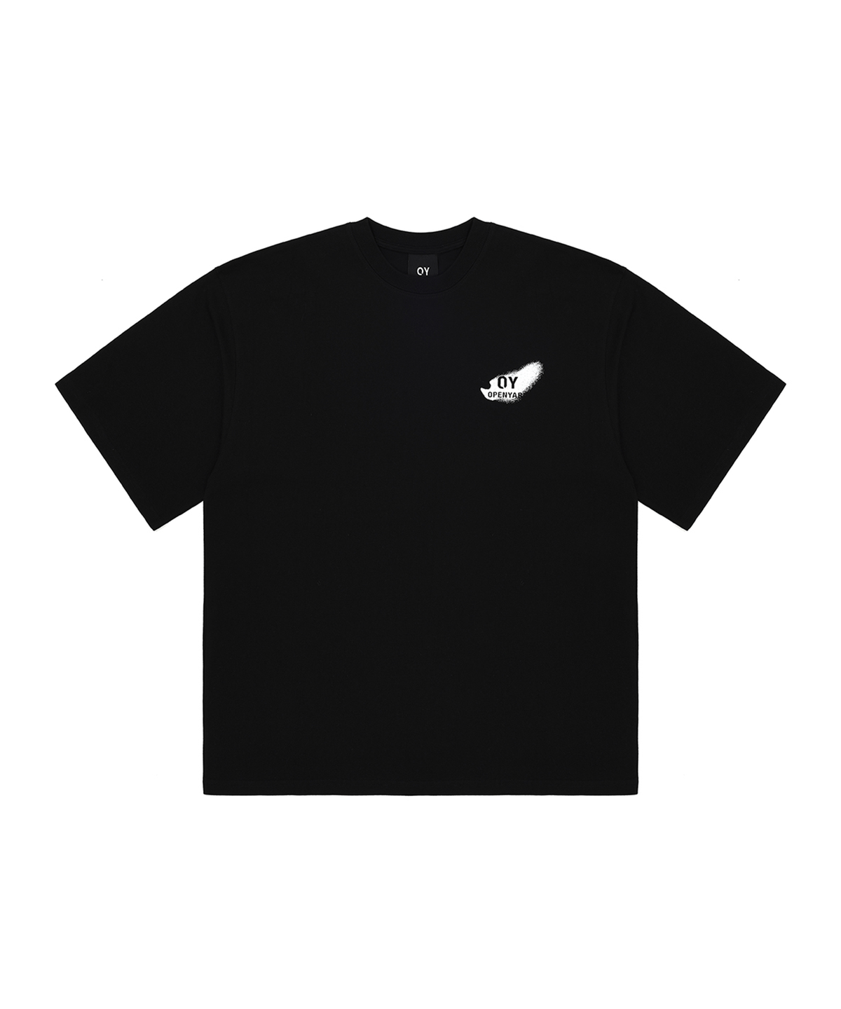 오픈야드(오와이)(OPENYARD(OY)) FEATHER LOGO T-BLACK