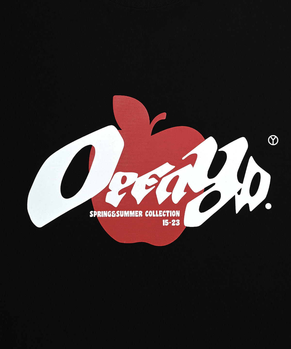 오픈야드(오와이)(OPENYARD(OY)) APPLE LOGO T-BLACK
